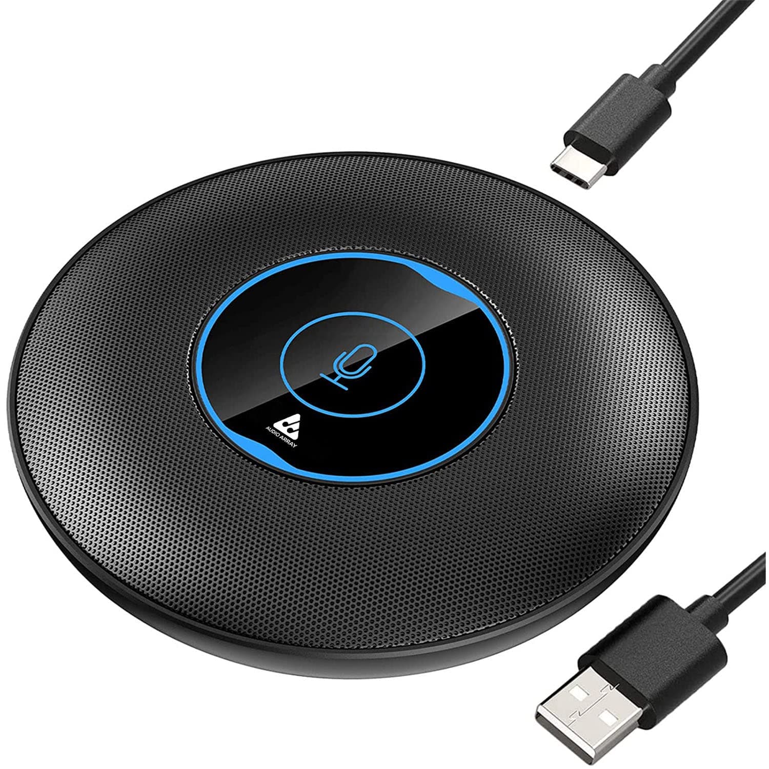 - AM-C5 USB Plug & Play Conference Mic for Mac OS & Windows | Conference, Recording, Skype, Online Class with Range Upto 5M | One Touch Mute Button & Light Indicator (NOT A Speaker)