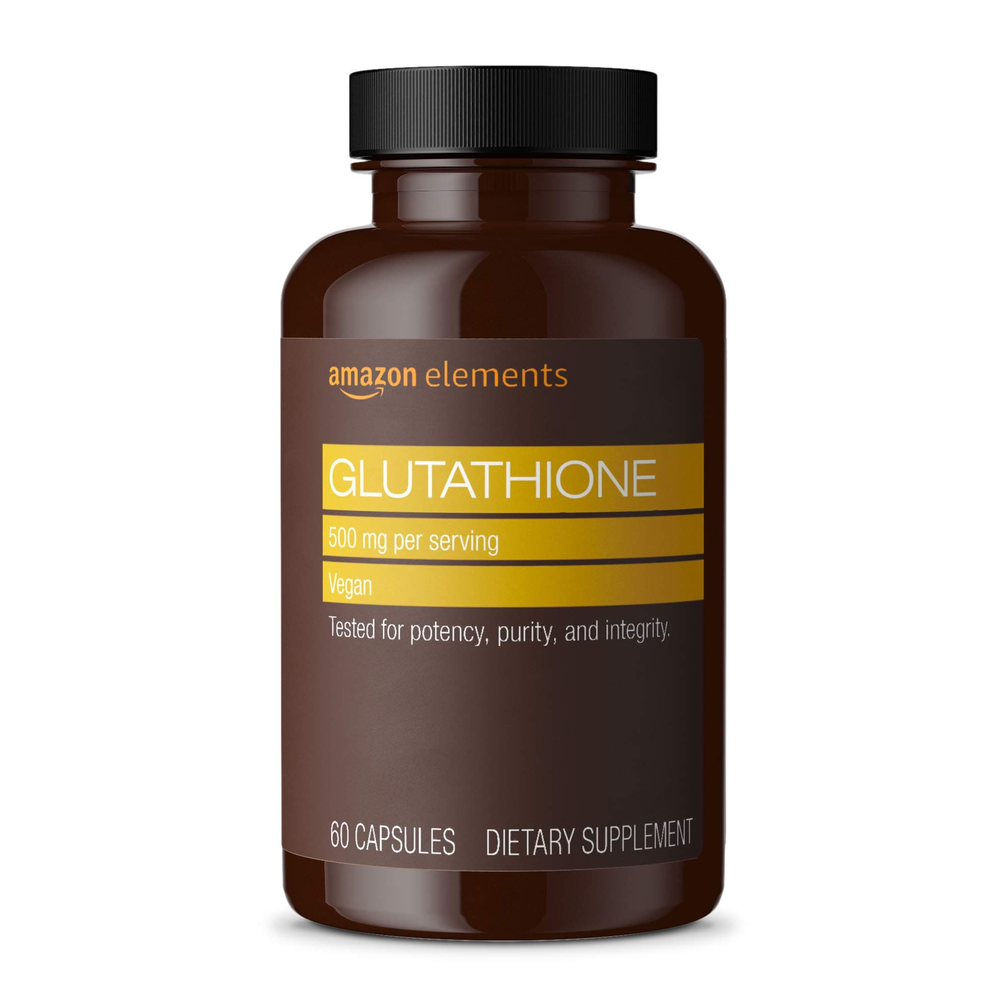 Glutathione, Vegan, 500mg per Serving, 60 Capsules