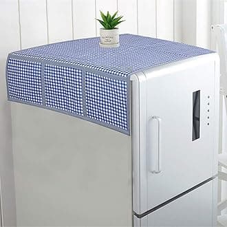 Kuber Industries PVC Fridge Top Cover (Blue) -CTKTC8578