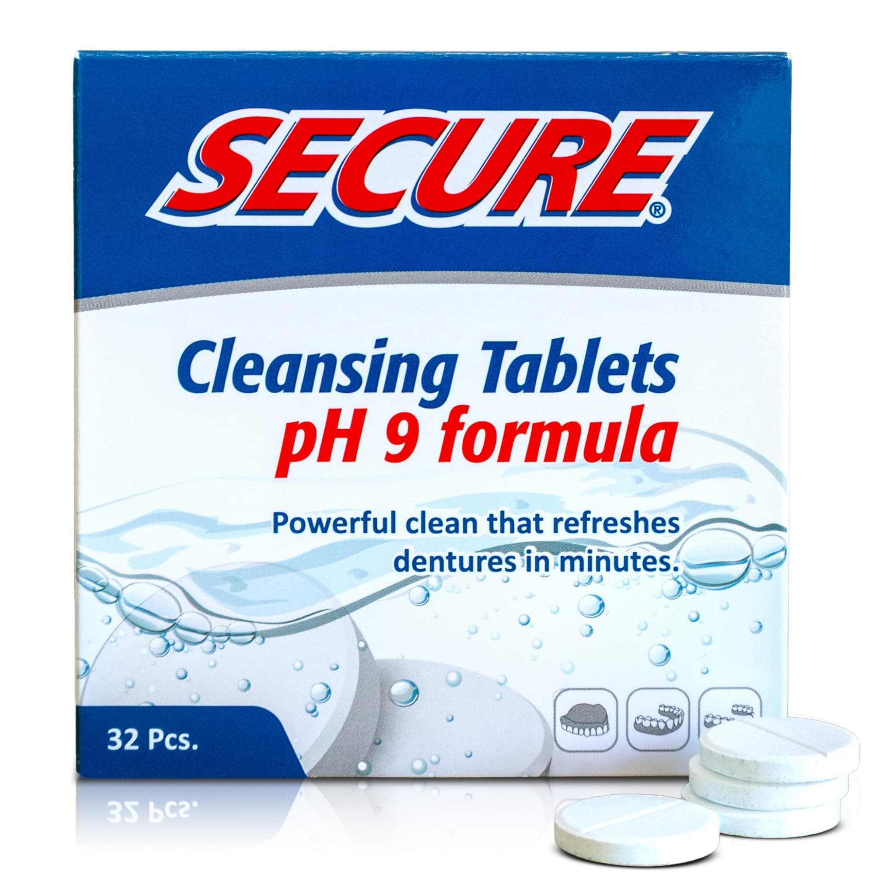 Secure - Secure Denture Cleansing Tablets 32 tabs