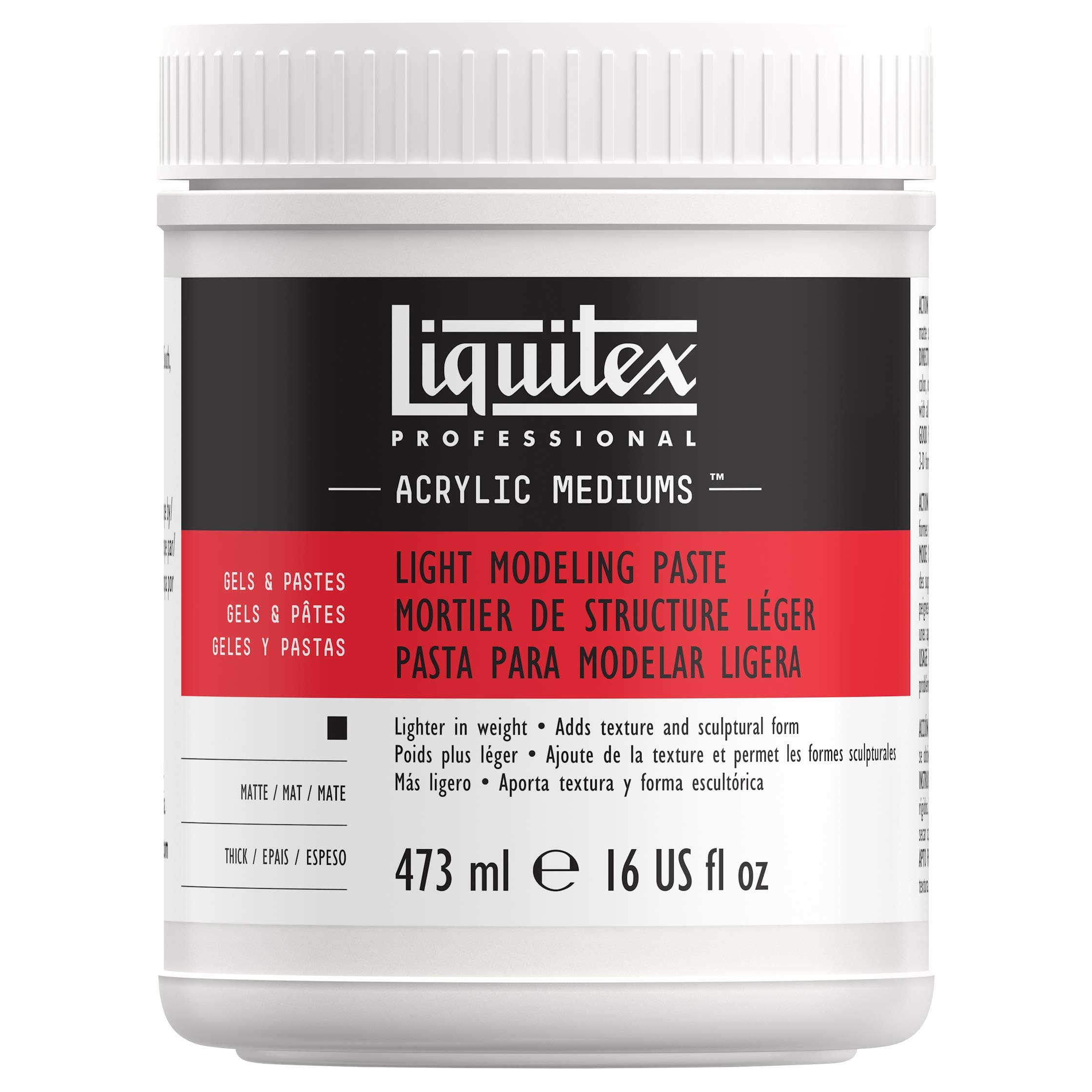 Liquitex Professional Light Modeling Paste. 473ml (16-Oz)