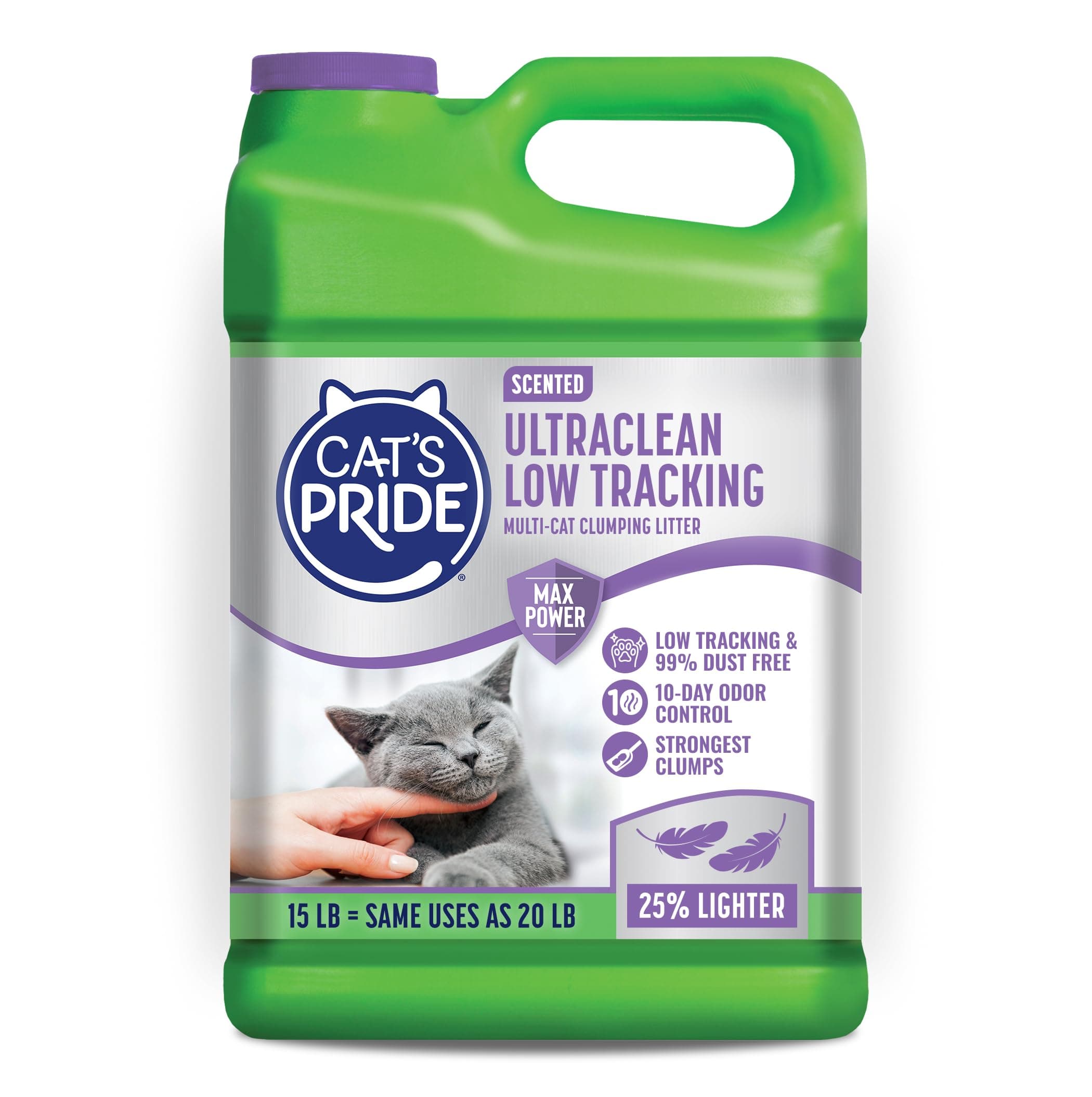 Max Power UltraClean Low Tracking Multi-Cat Clumping Litter 15 Pounds
