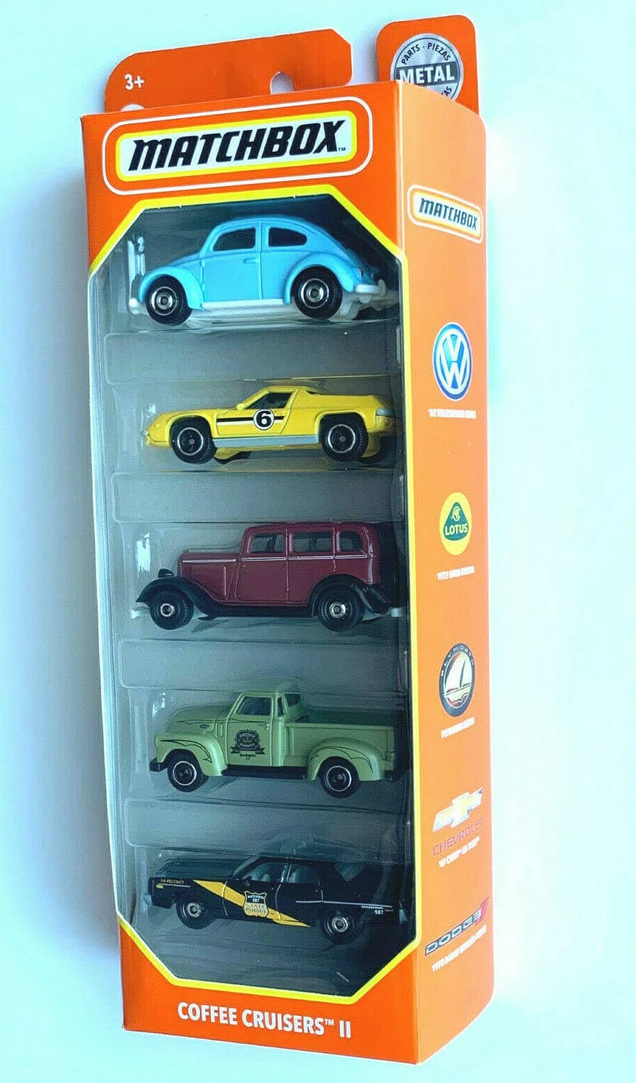 Matchbox Coffee Cruisers II, 5 Pack (1:64 Scale)