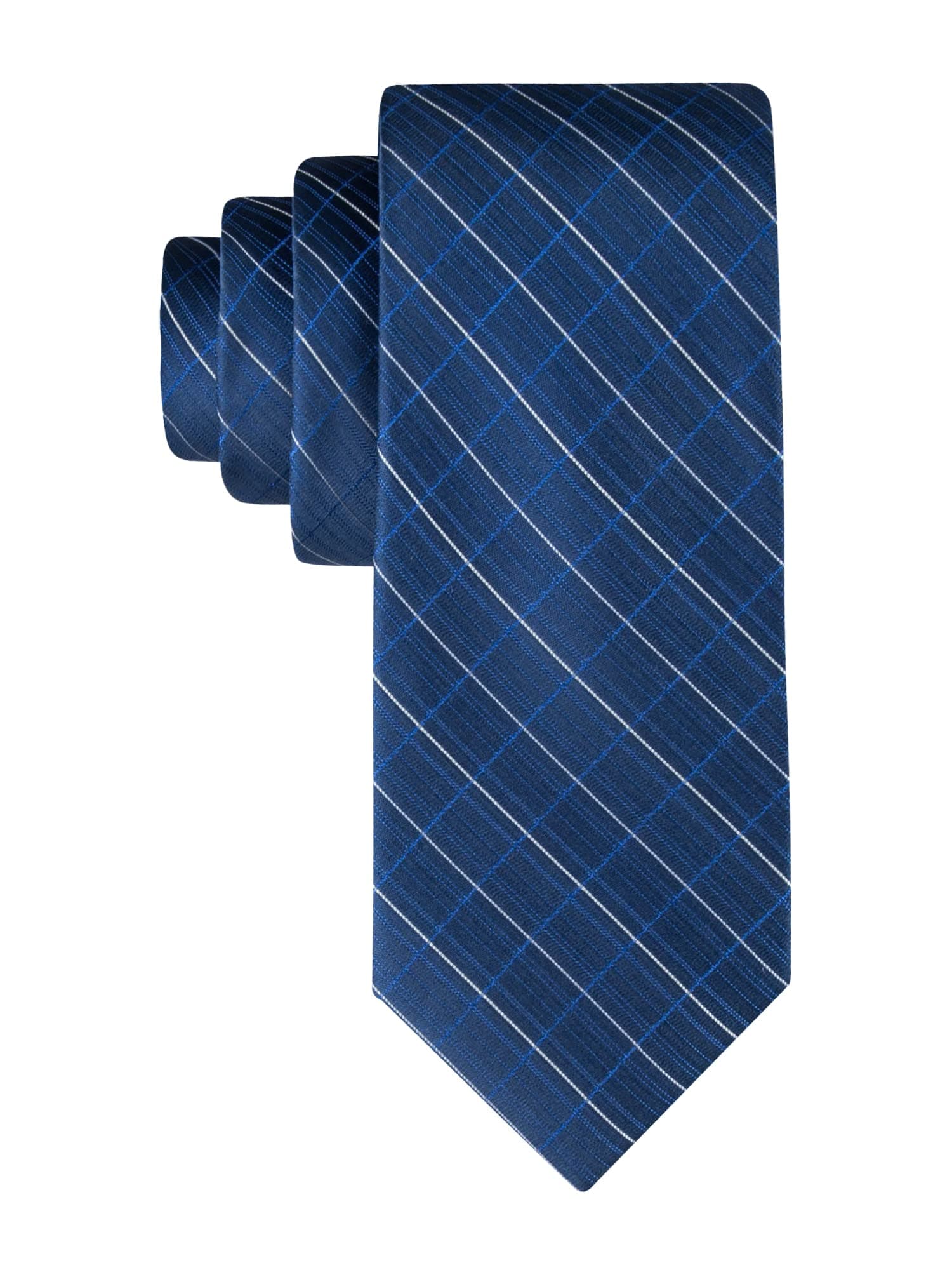 Men’s Navy Blue Solid and Pattern Neckties – Ties for Work, Weddings & Formalwear (Standard and Extra Long)