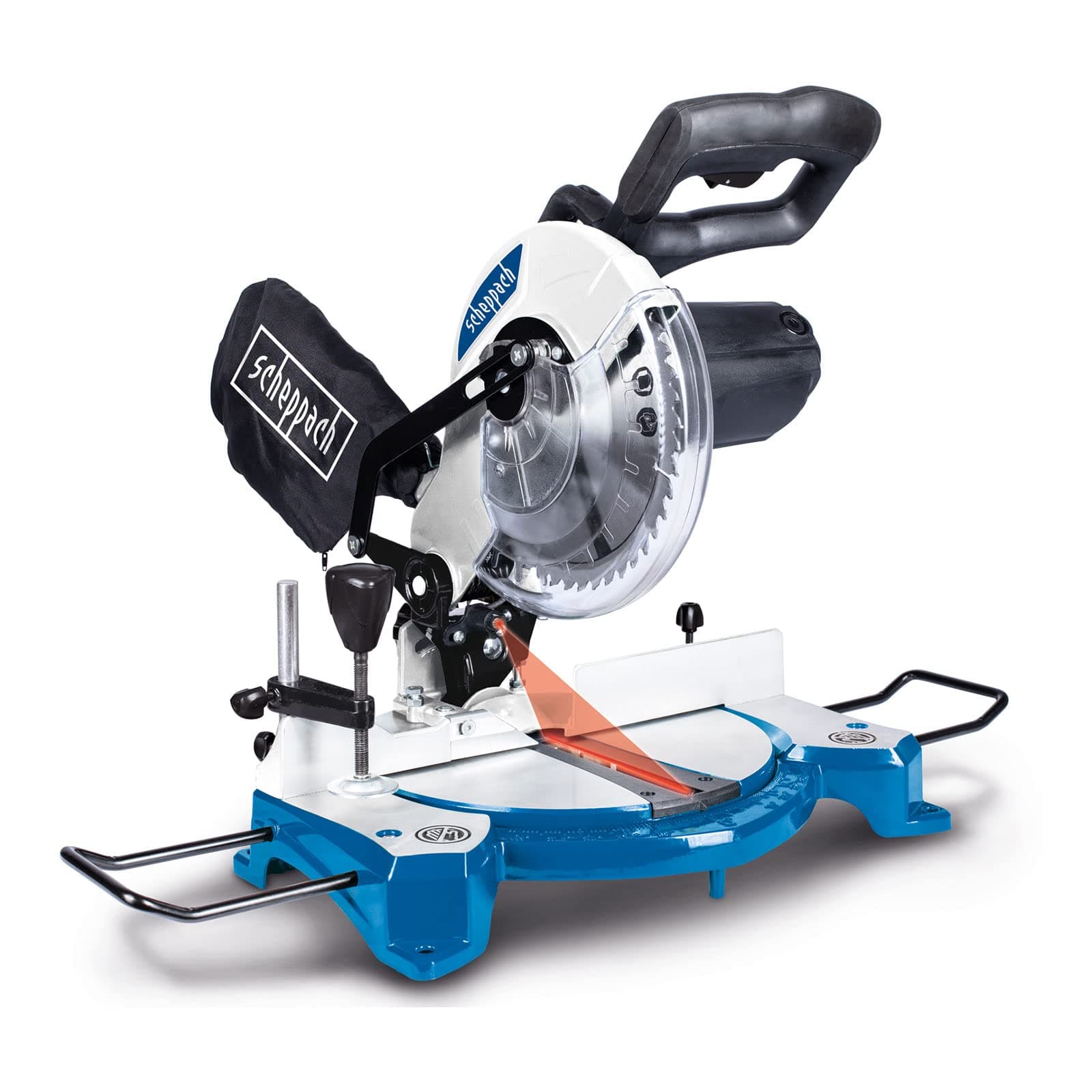Scheppach HM80L 240 V Compound Mitre Saw - Blue