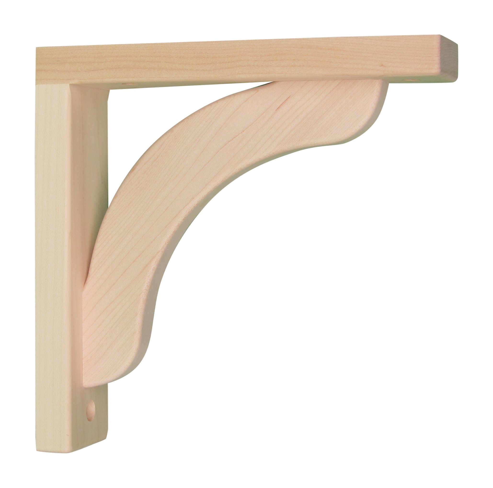 Corbels for Pre-Installed Countertops - Maple Concave 8
