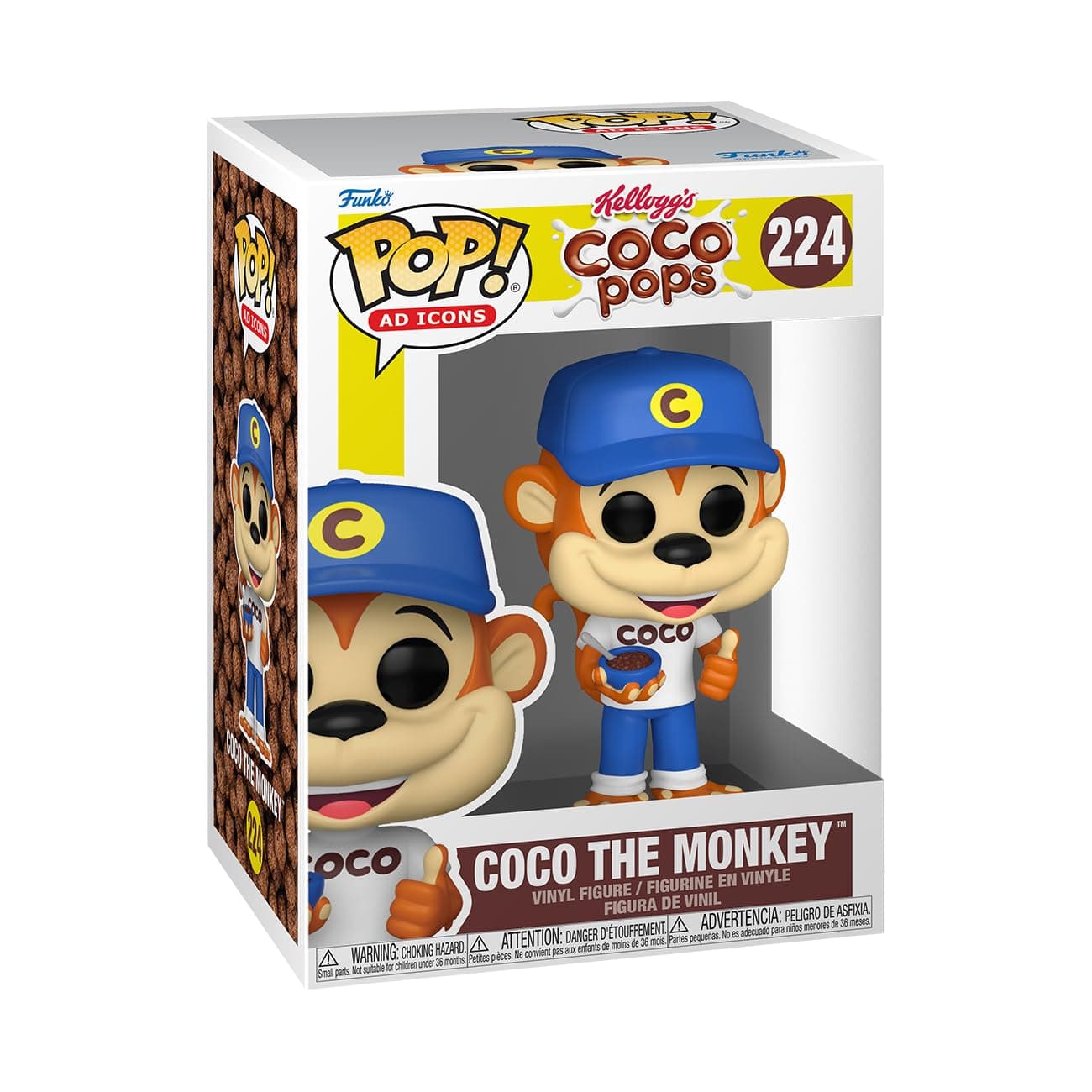 Pop Ad Icons: Kellogg's - Coco Pops, Coco The Monkey - Collectable Vinyl Figure - Gift Idea - Official Merchandise - Toys for Kids & Adults - Ad Icons Fans - Model Figure for Collectors