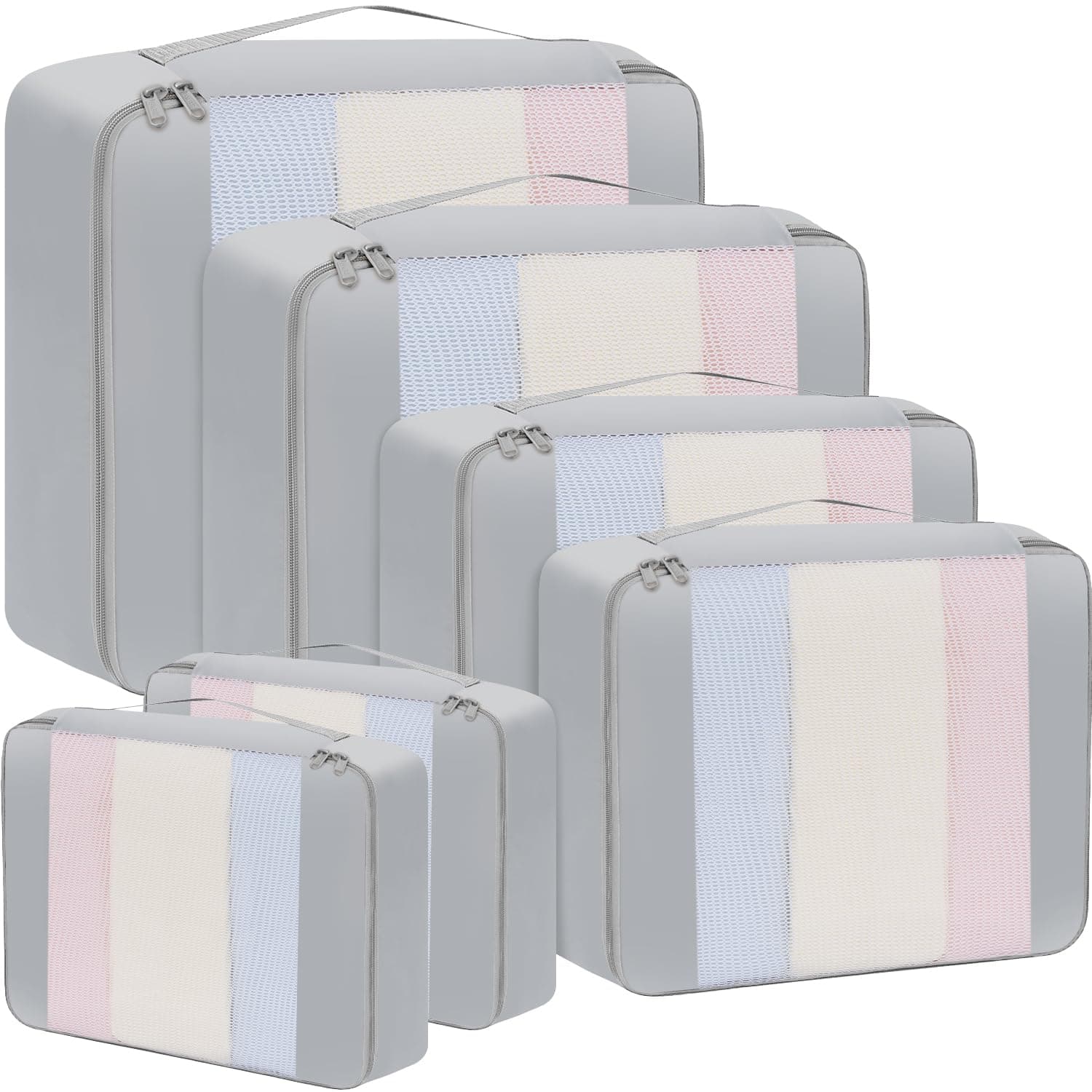 BAGAIL 6 Set/8 Set/10 Set Packing Cubes Various Sizes Packing Organizer for Travel Accessories Luggage Carry On Suitcase