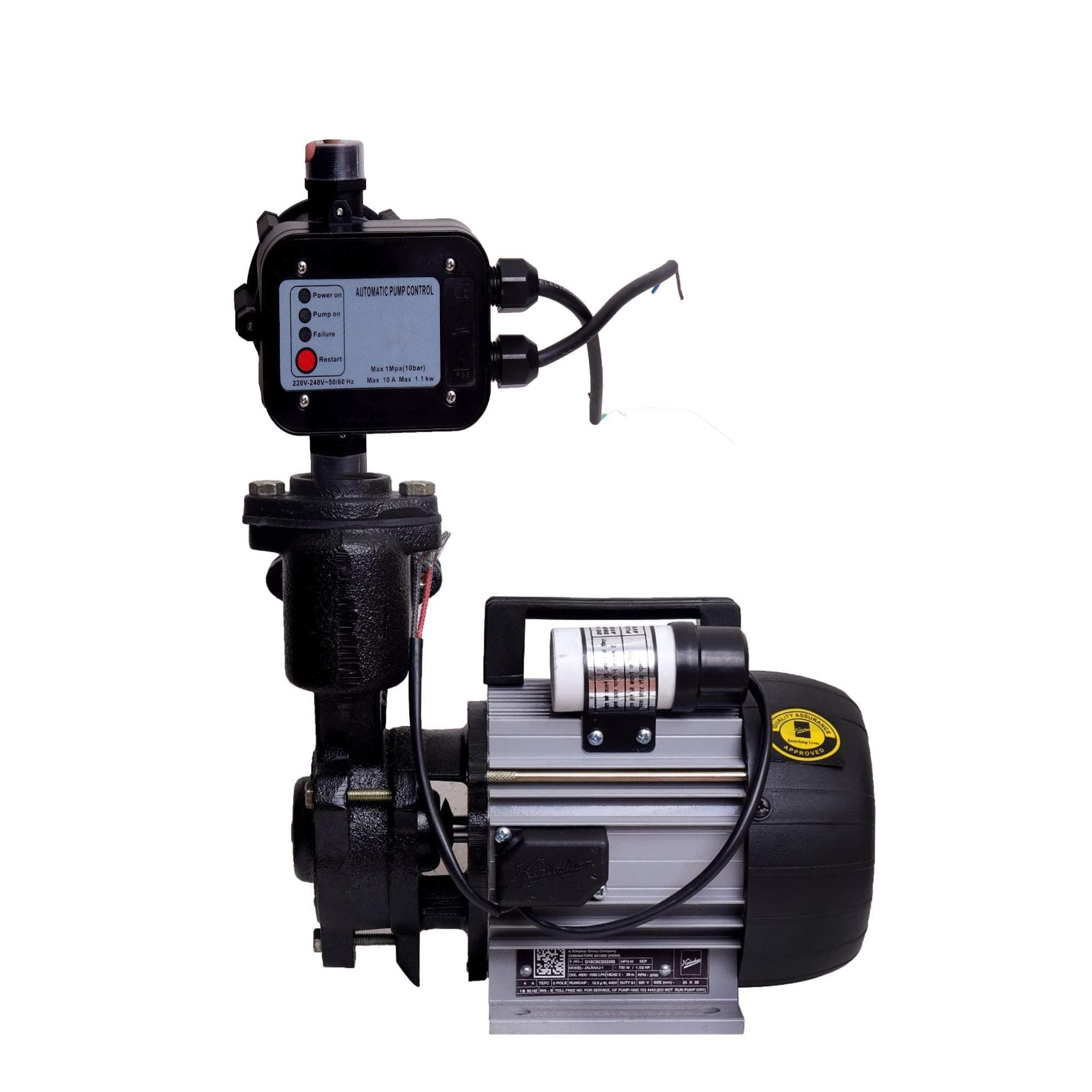 - Kirloskar 1Hp Pressure Pump (Jalraaj I)