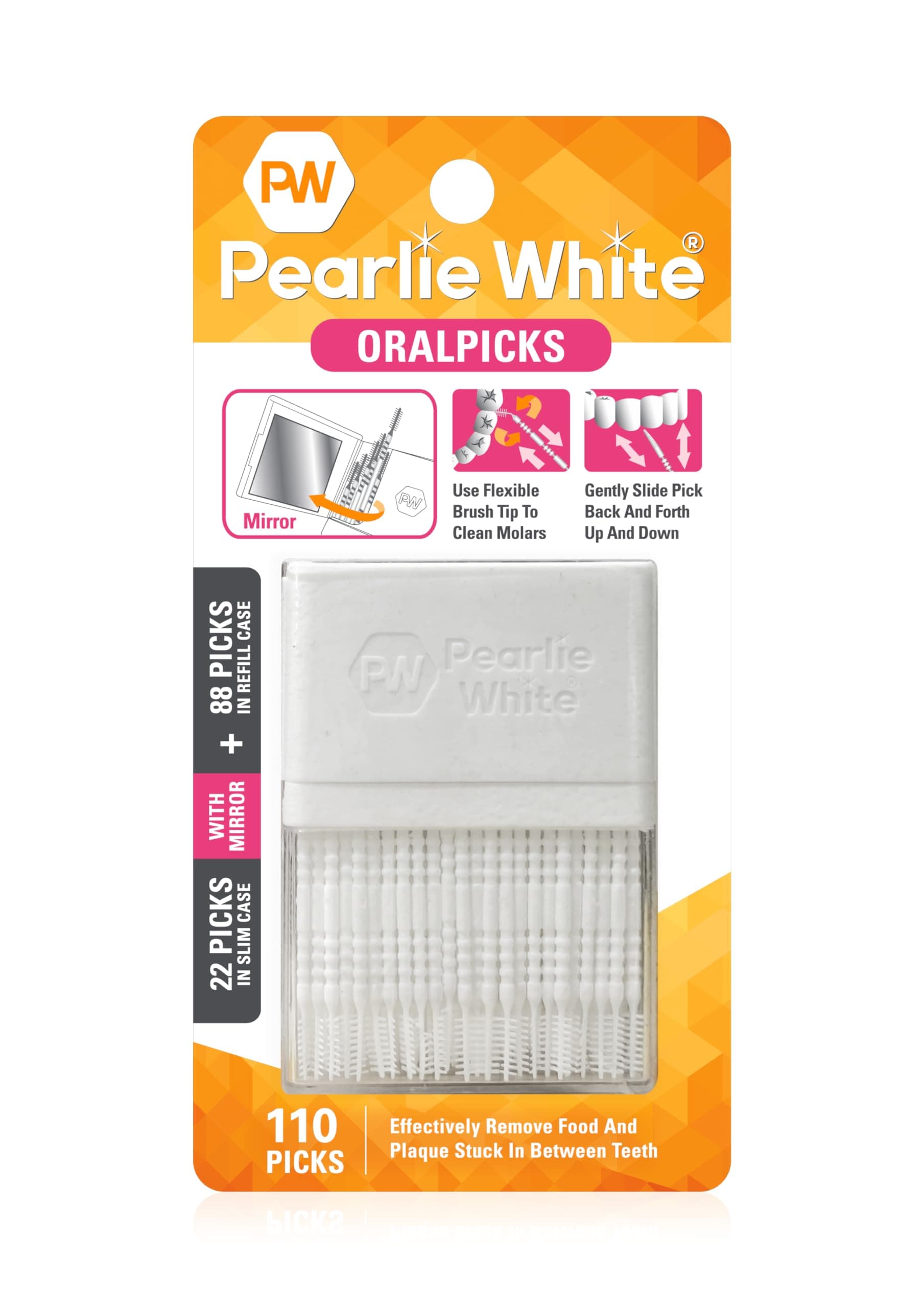 Pearlie White Oral Picks, 110 Count