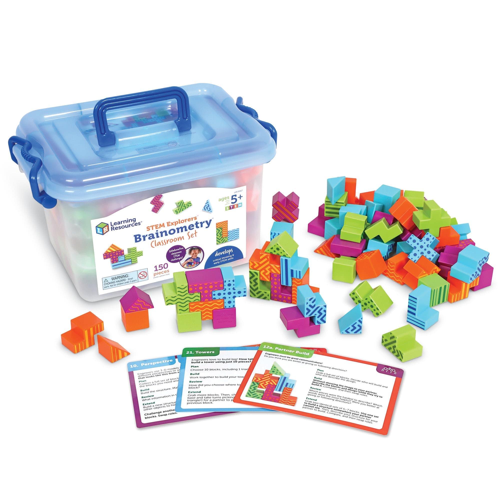 STEM Explorers Brainometry Classroom Set, STEM Toys for Kids, Brain Teaser Toys and Games, Ages 5 6+