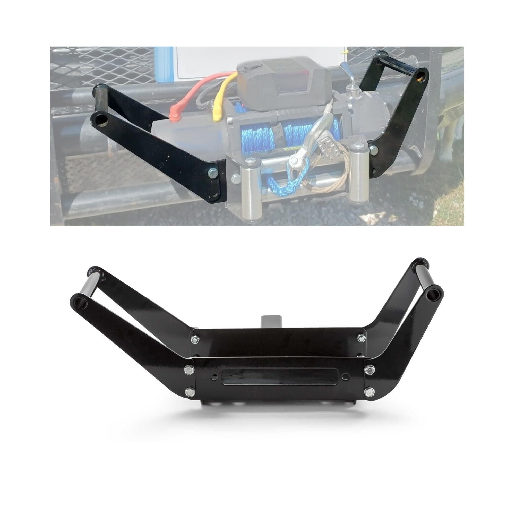 10x 4 1/2 Cradle Winch Mount Mounting Plate 13,000 Lb Capacity Recovery Winches