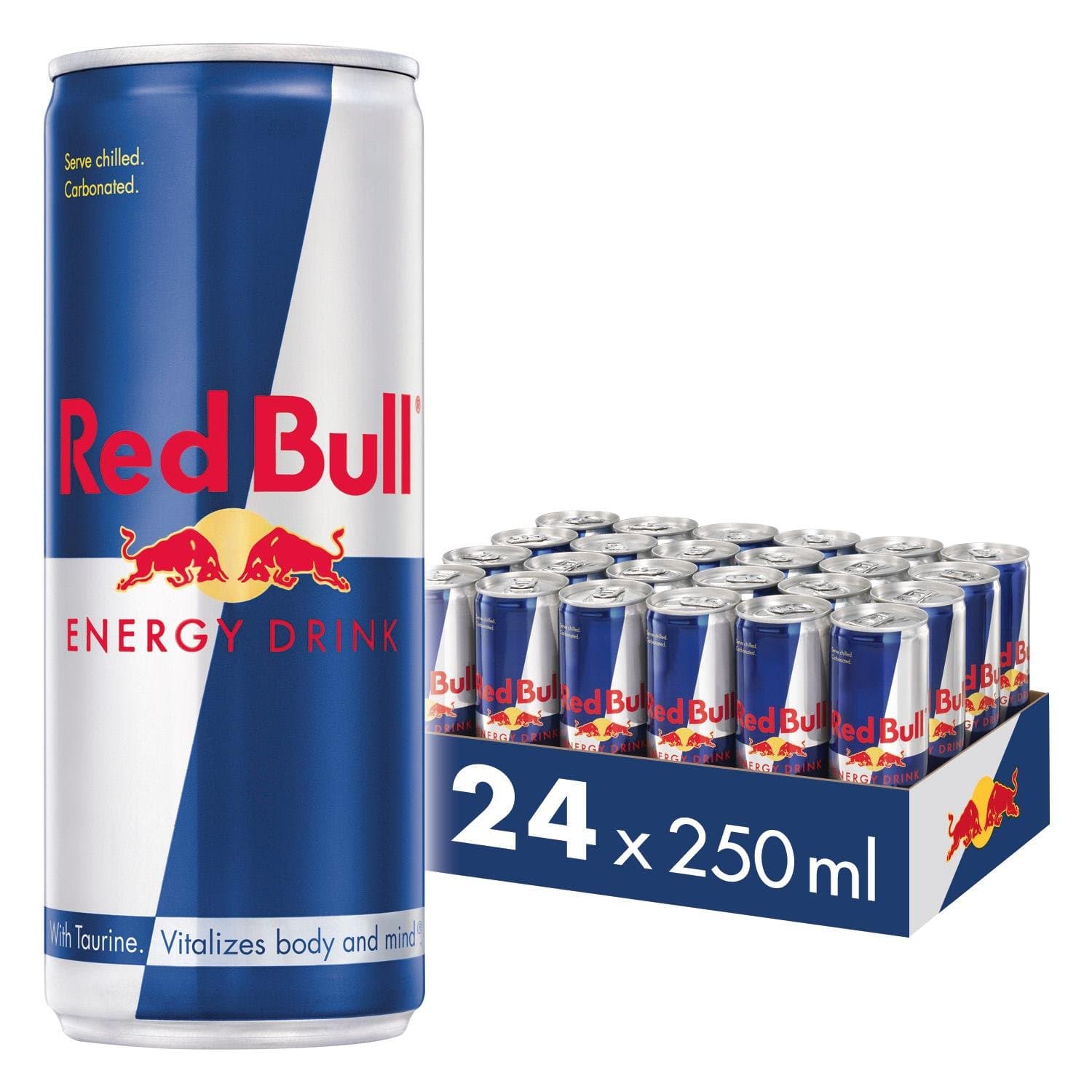 Energy Drink, 250 Ml (24 Pack)