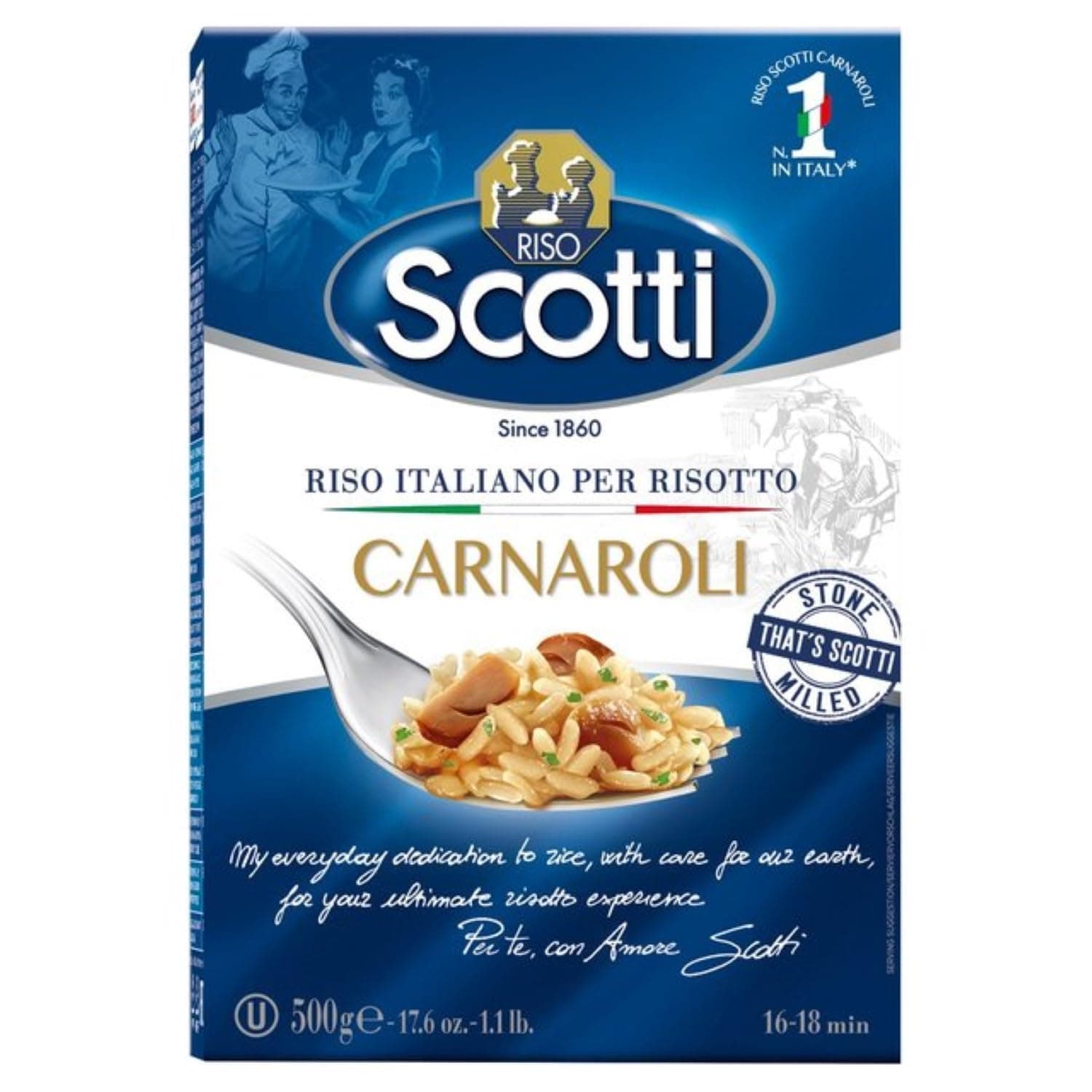 Riso Scotti Rice Carnaroli - 500 gm