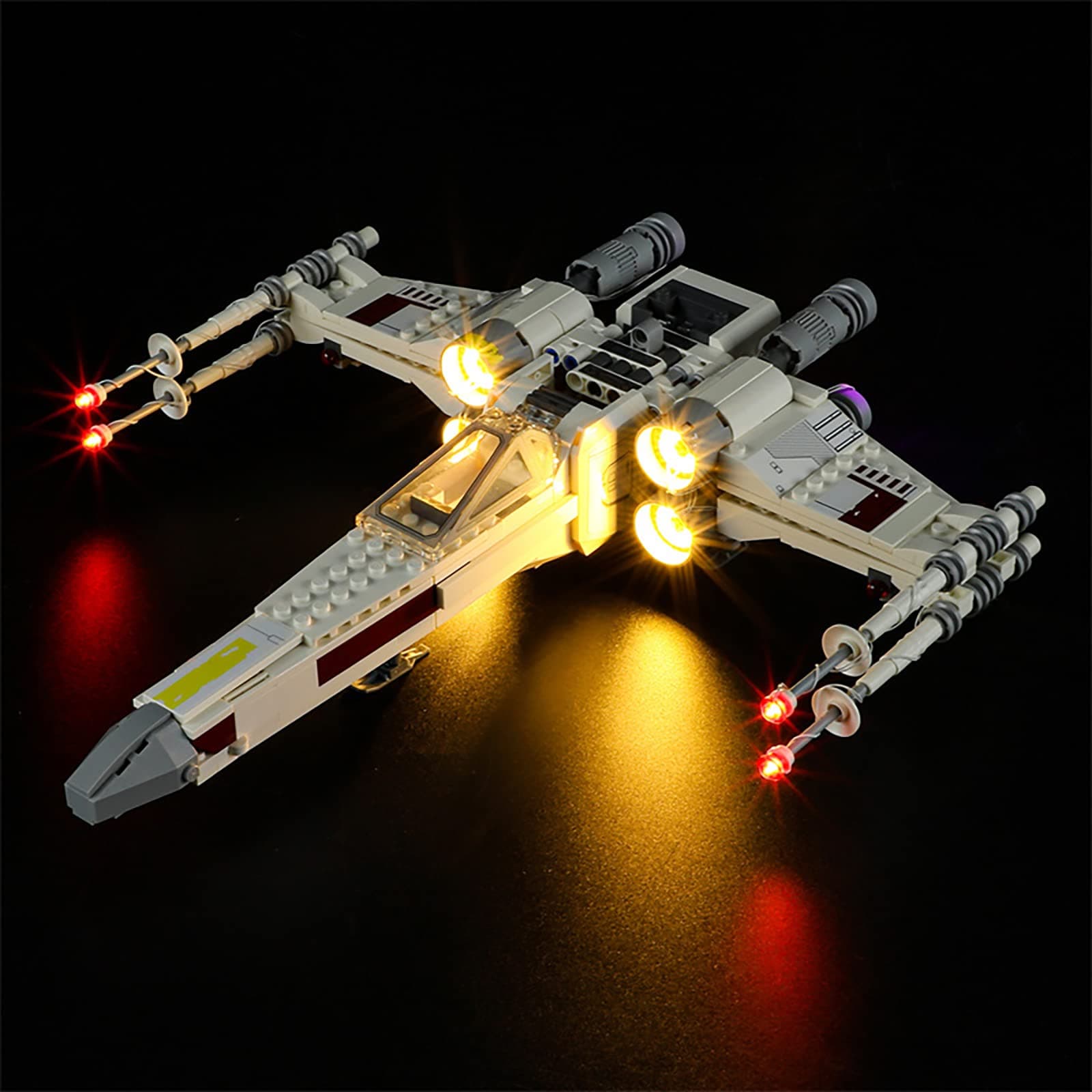 LED Light Kit Compatible with LEGO Luke Skywalker’s X-Wing Fighter - for Star Wars 75301 Model (Building Set Not Included)