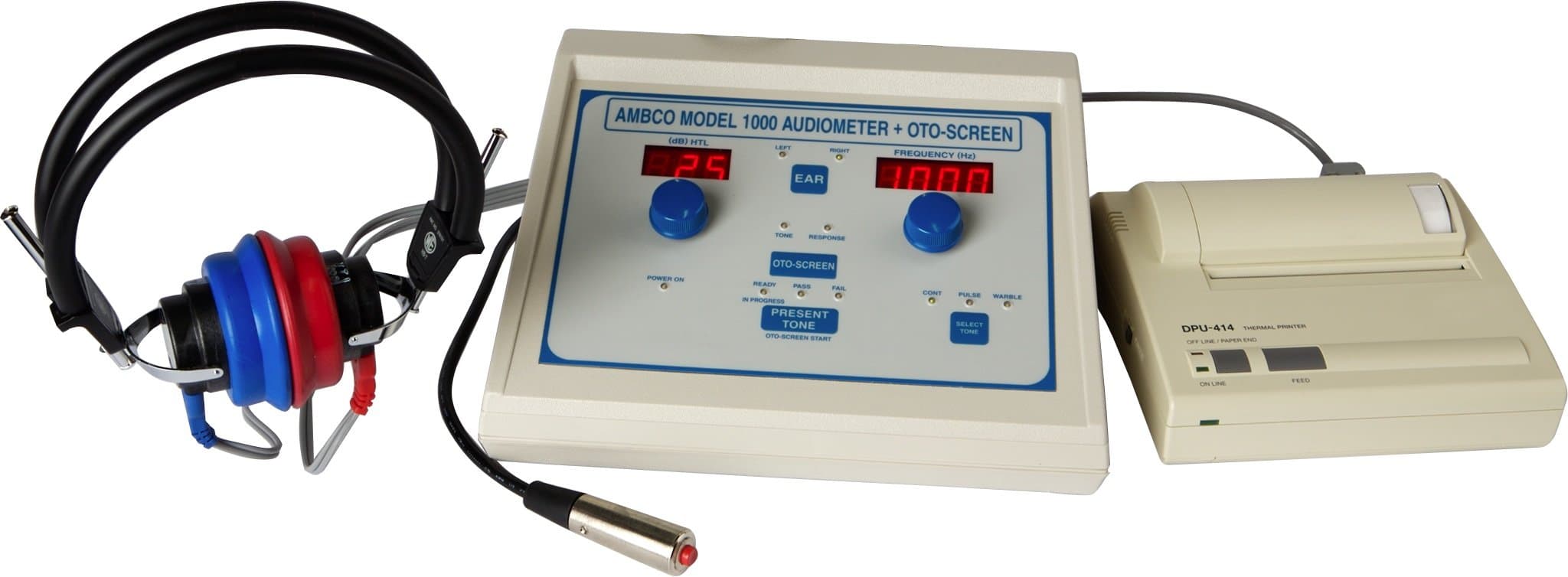 Model 1000+ Audiometer with OTO-Screen and Printer