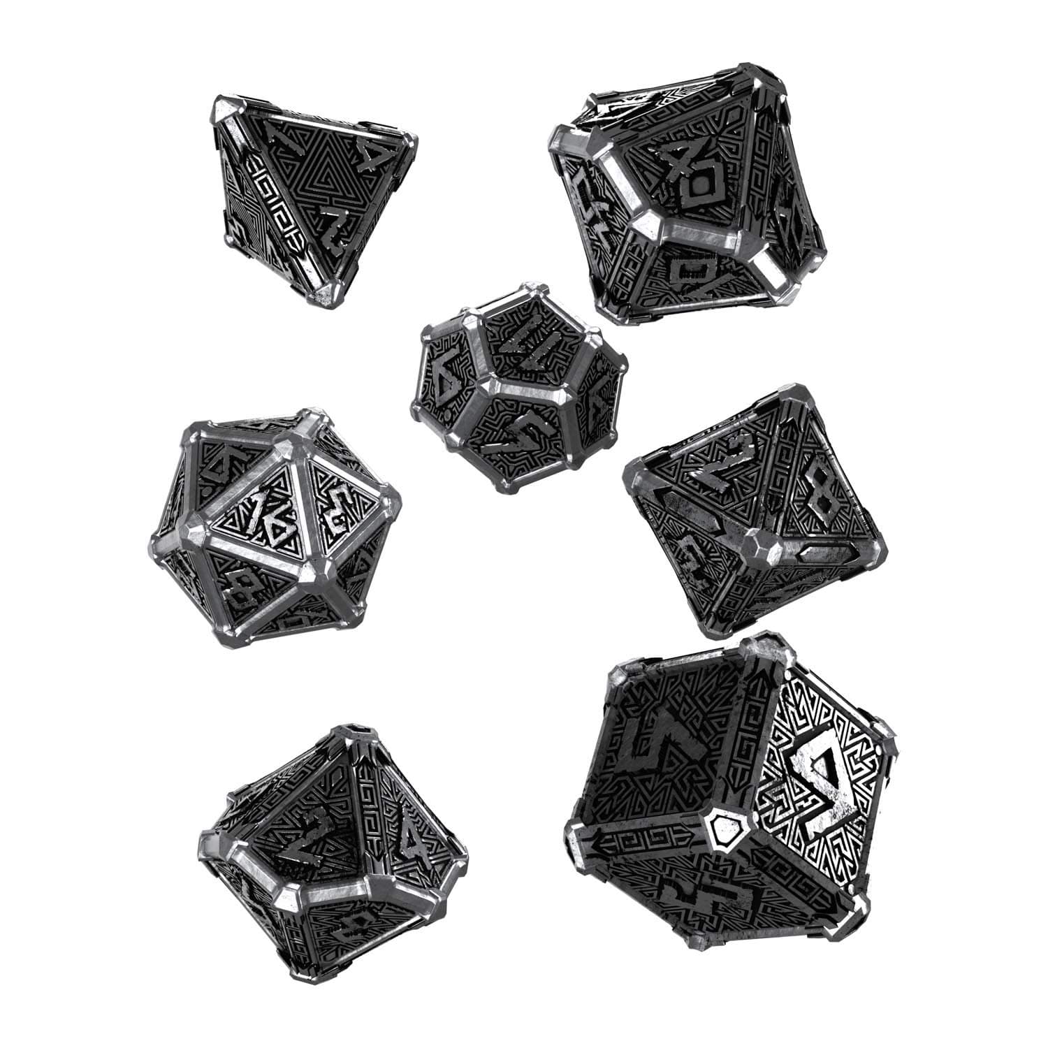 Q-Workshop Mythical Metal Dice Set