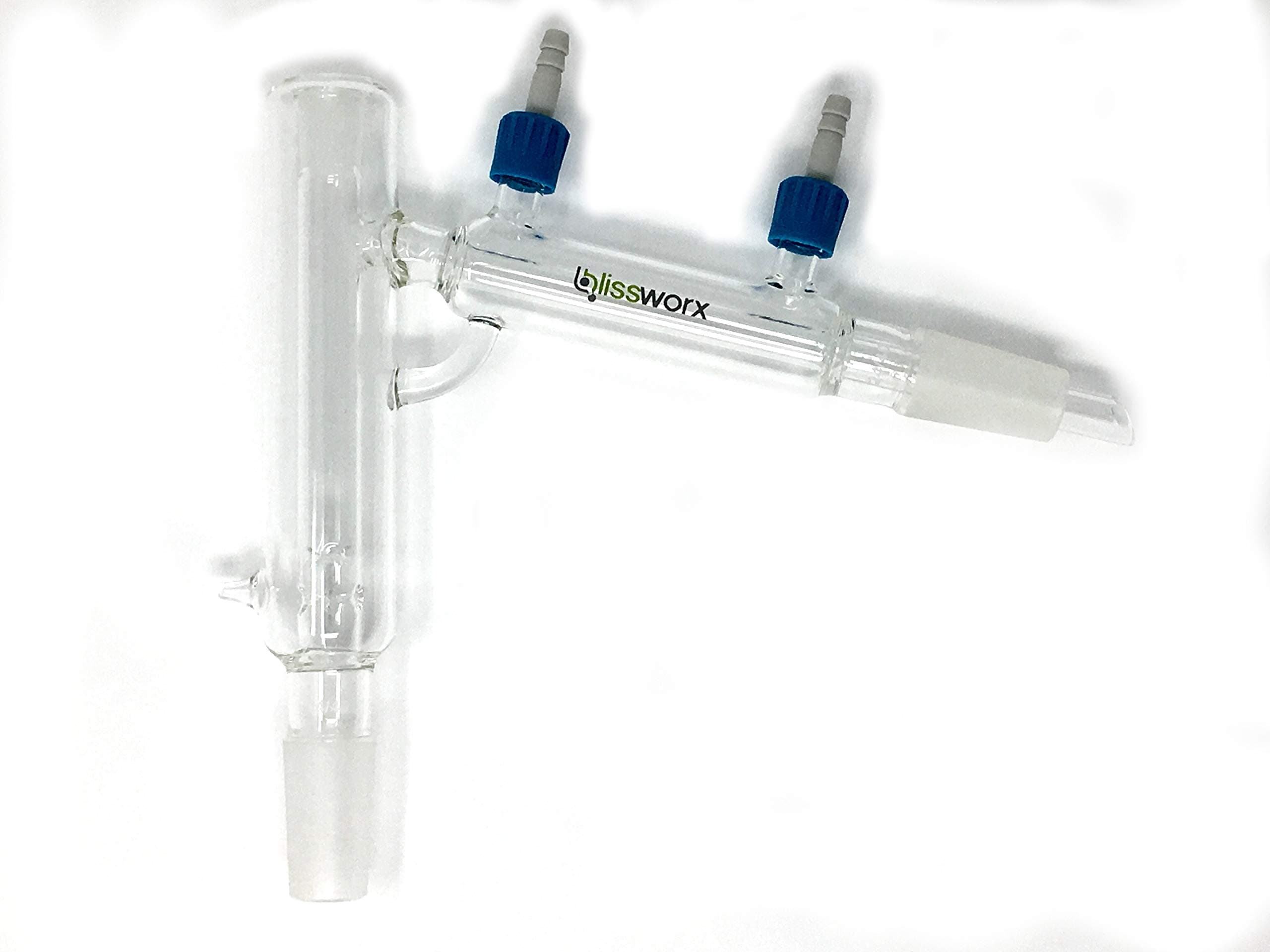 Blissworx 2L Short Path Distillation Head - Jacketed with 60 Degree Vigreux