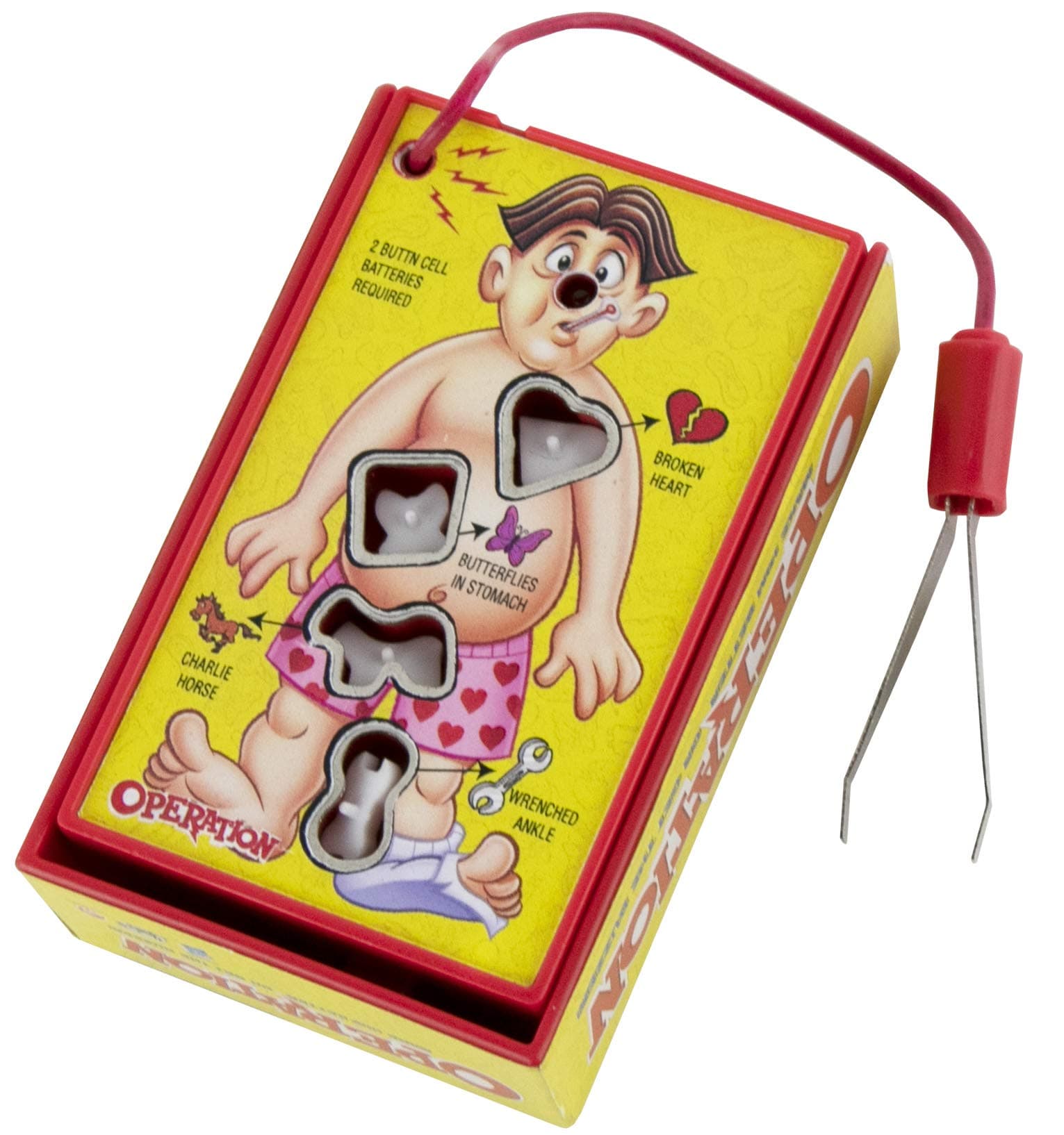 World's Smallest Operation Board Game, Super Impulse, Multicolor, 5.4x8.5 Inches