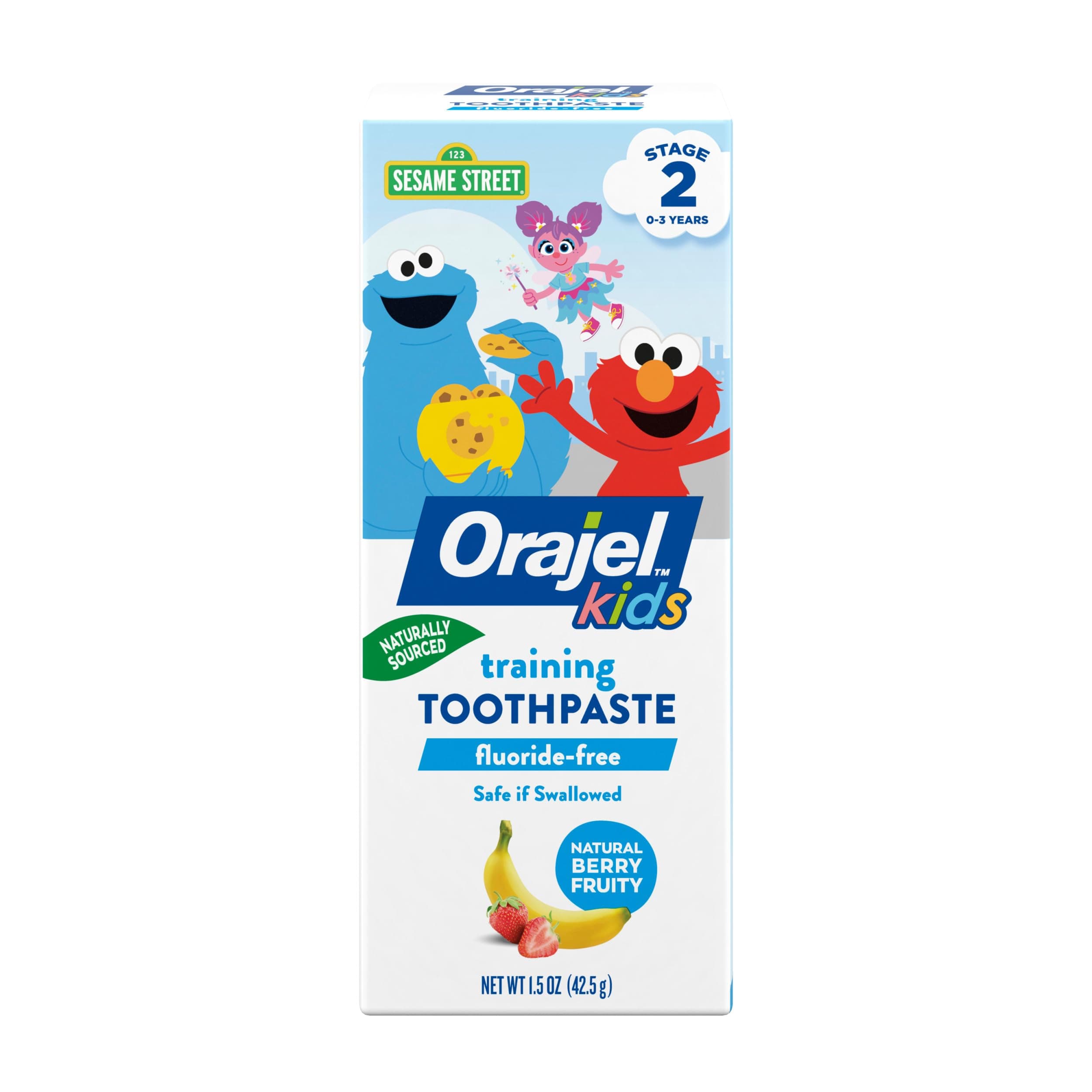 ORAJEL TRAINING TOOTHPASTE 42.5G - SESAME STREET