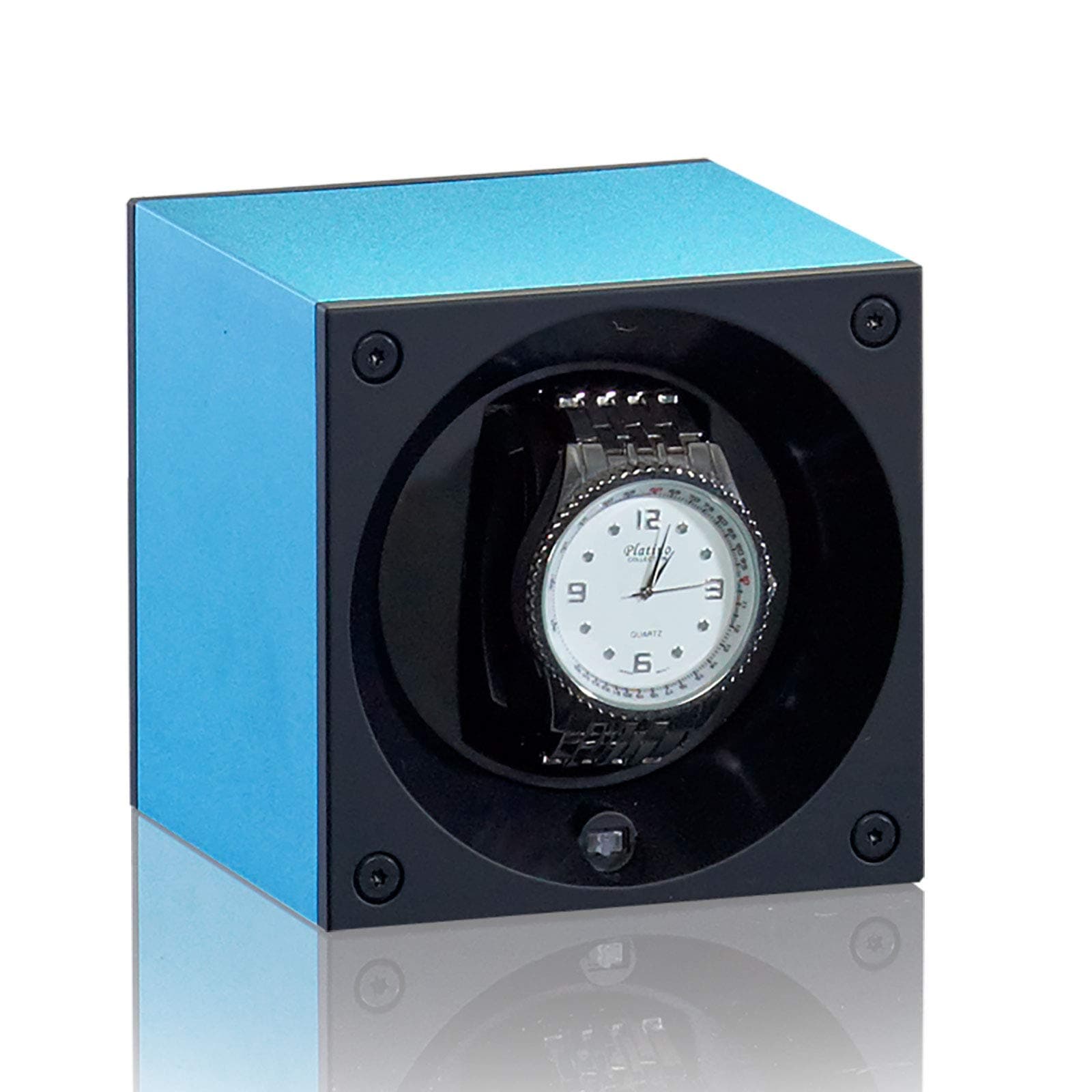 Watch Winder Aluminium Saphir Blue