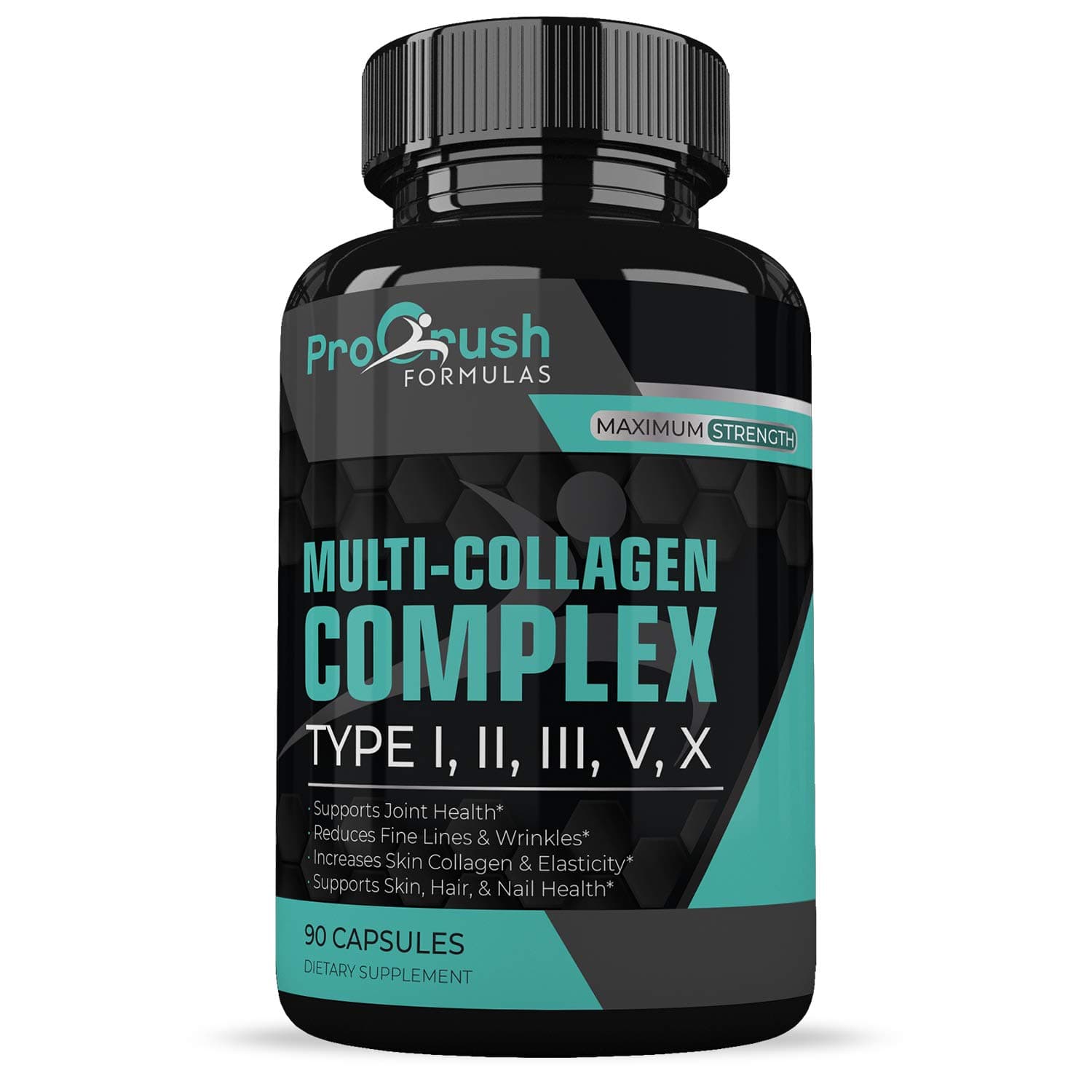 Multi-Collagen Complex- All-in One Formula Supports Cartilage, Joint & Bone Health. Powerful Anti-Aging Supplement Improves Skin, Hair, Nails, Fine Lines & Wrinkles to Look & Feel Younger.