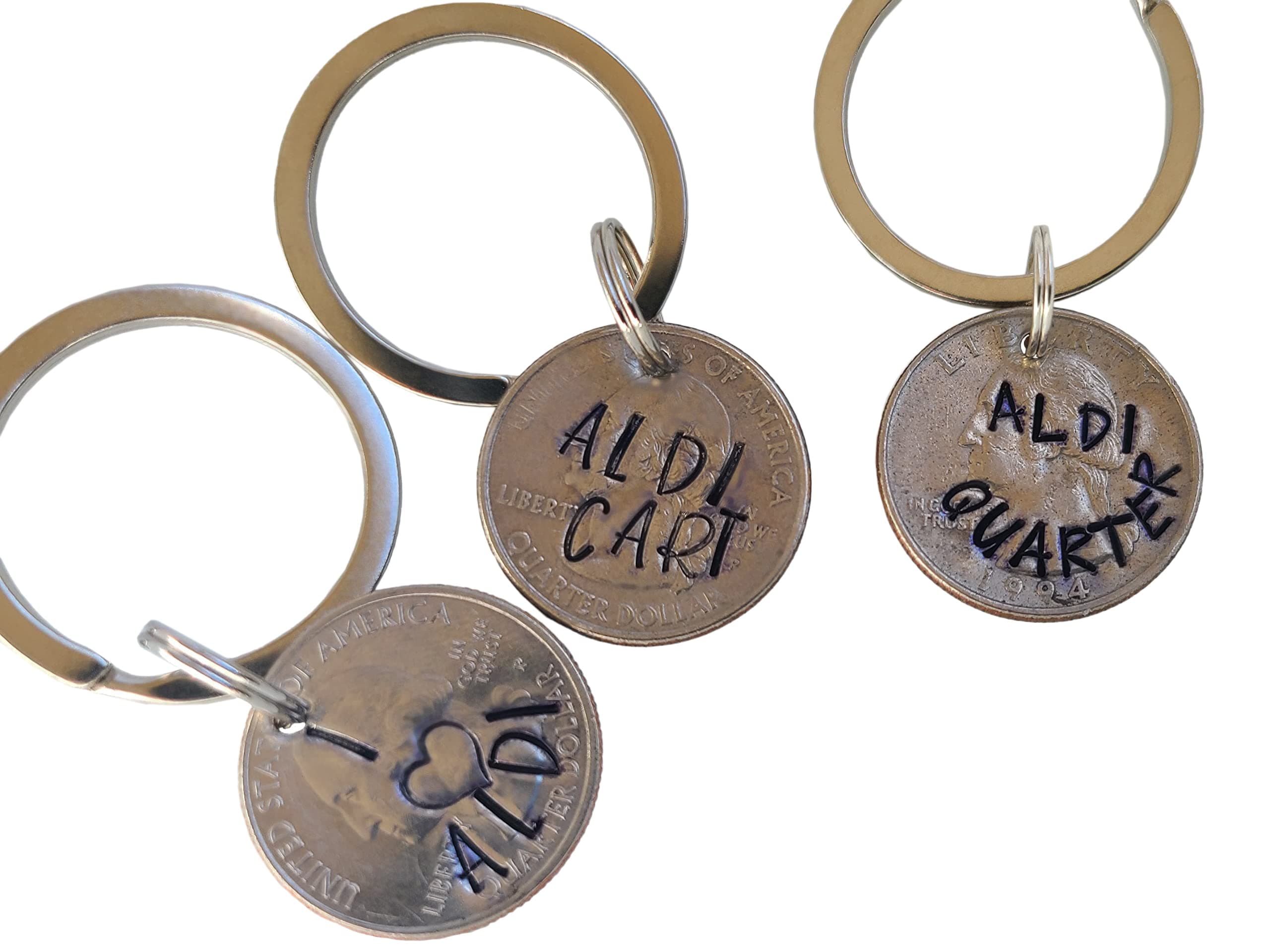 ALDI Keychain, ALDI Quarter, ADLI Cart Quarter