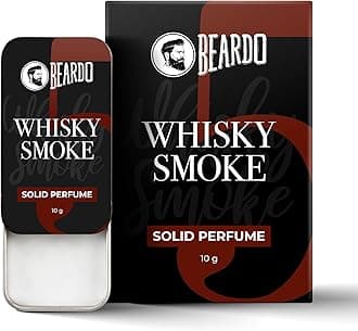 Beardo Whisky Smoke Solid Perfume Wax for Men | Long Lasting Fragrance | Date Night Scent | Travel-Friendly Solid Perfume | 10g