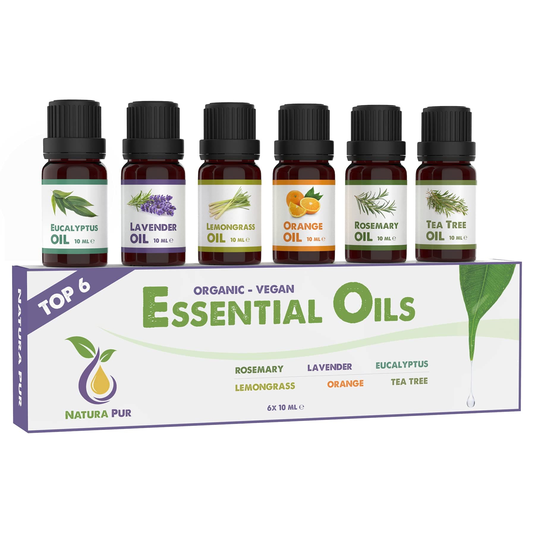 Organic and Pure Essential Oil Set