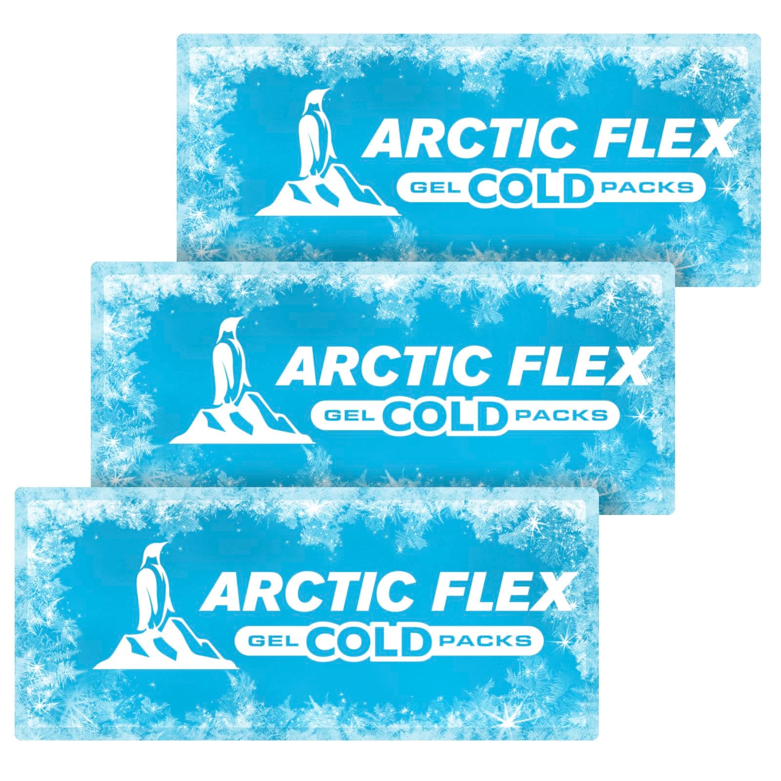 Arctic Flex Gel Replacement Packs - Sized for Knee Ice Brace - Cold and Hot Therapy for Injuries, Pain Relief, Swelling - for Reusable Compression Wrap - for Athletic Injury, Women and Men