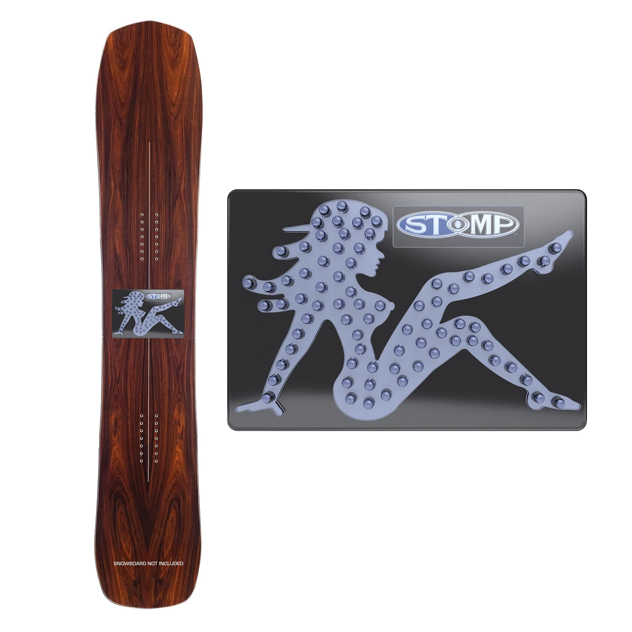STOMPGRIP Premium Snowboard Stomp Pad | Sun | 3D Collection | 3D Decal
