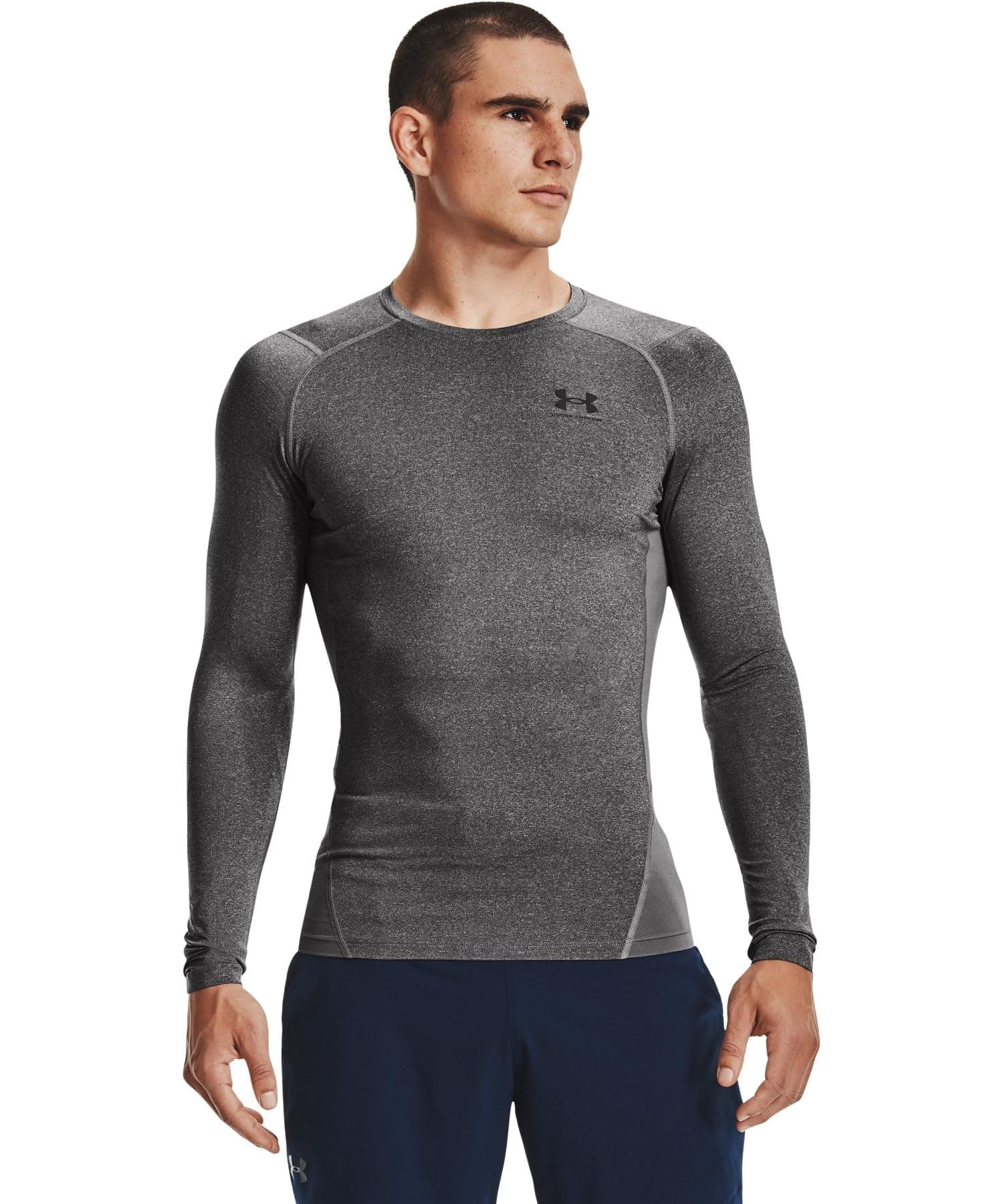 Under Armour Men's Training Base Layer UA HeatGear Armour Compression Long Sleeve Shirt