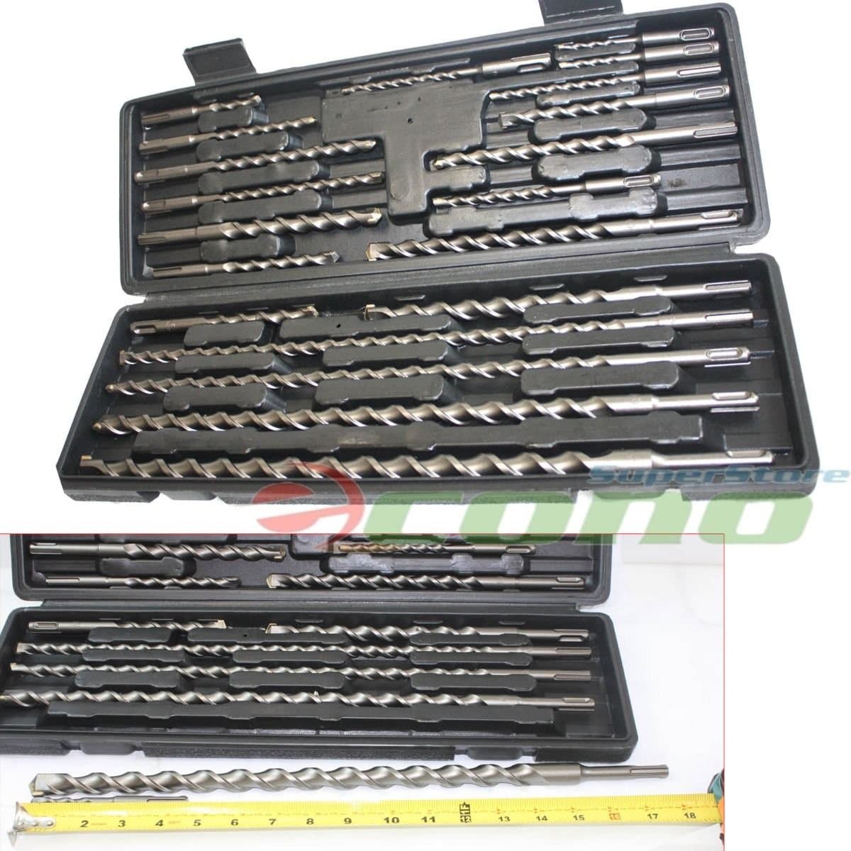 20 Pc Sds Plus Rotary Hammer Drill Bits Set Fit Hilti Bosch Dewalt & Milwaukee
