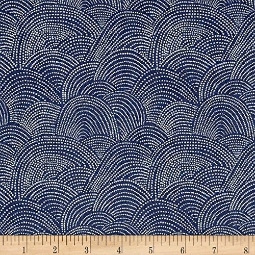 Designs Dear Stella Honey Bee Scallop Dot Pacifica Fabric By The Yard