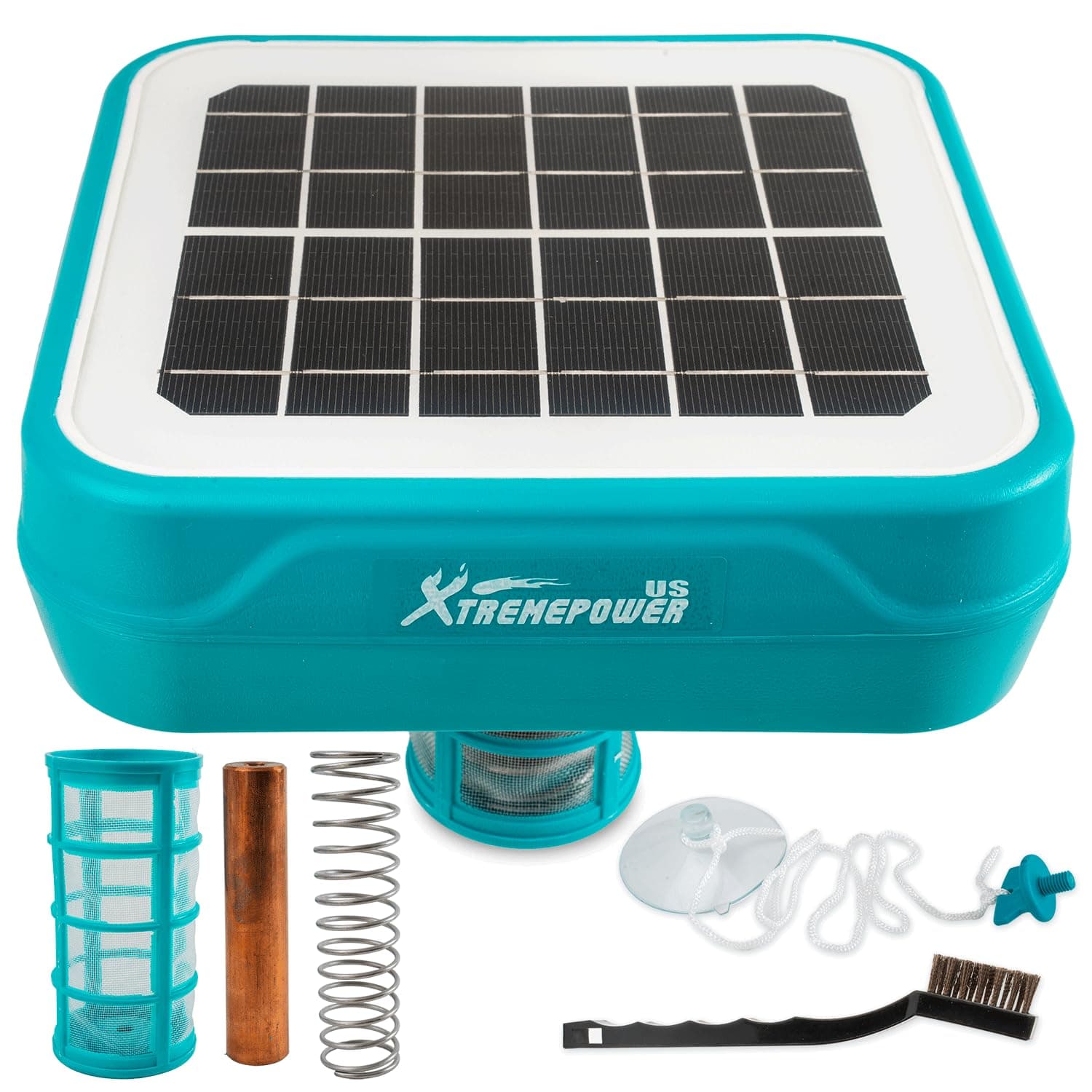 XtremepowerUS Solar Pool Ionizer - Floating Water Cleaner & Purifier Keeps Water Clear, 85% Less Chlorine, Compatible with Fresh and Salt Water Pools & Spas