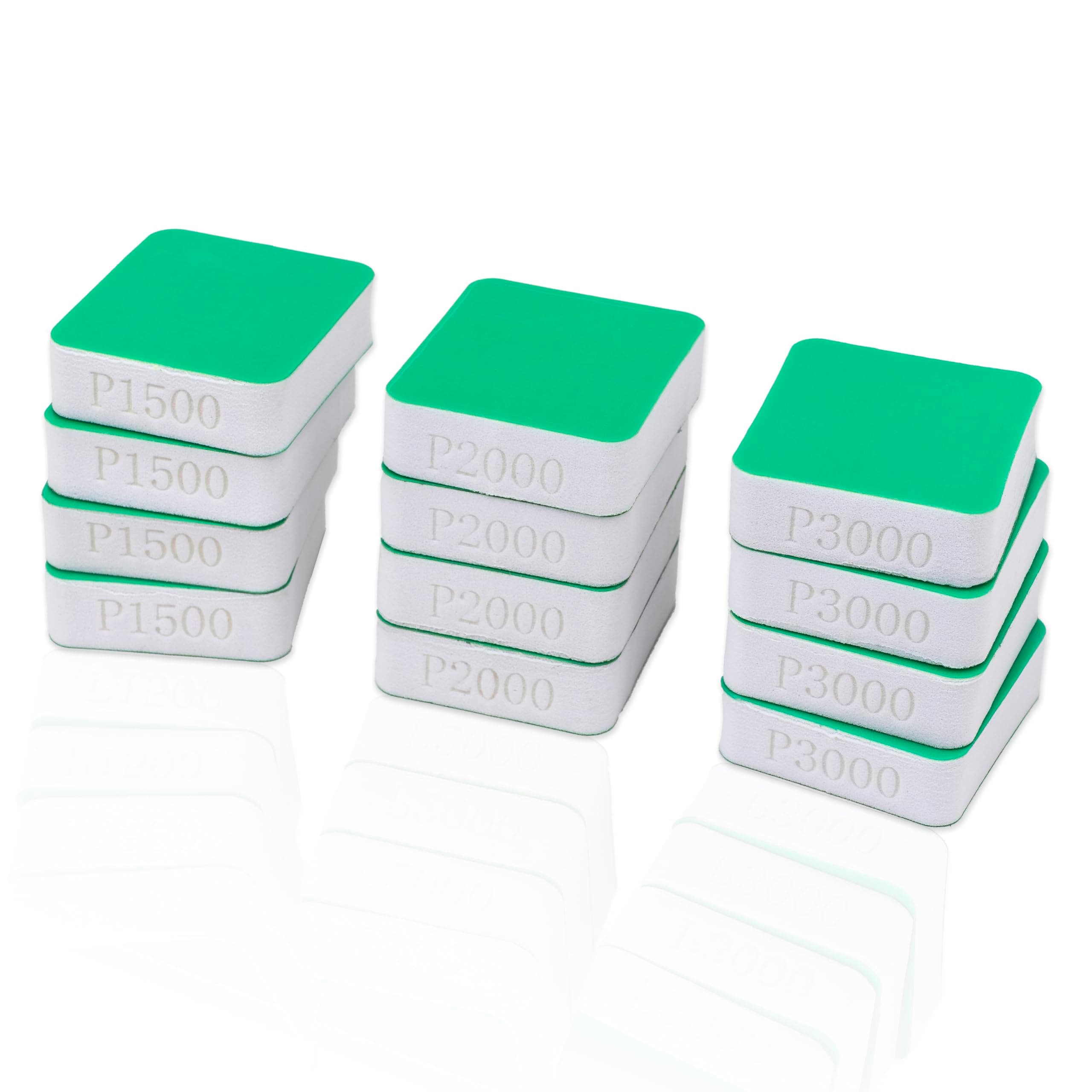 TGR Mini Hand Sanding Blocks for Denibbing PDR - 12 pcs (1500, 2000, 3000 grit)