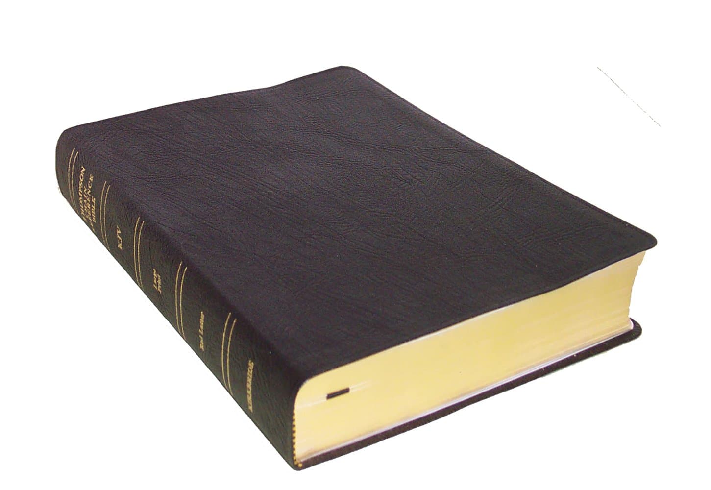 Thompson Chain Reference Bible: King James Version, Black Genuine Leather, Gold-edged Hardcover – Large Print, January 1, 1988