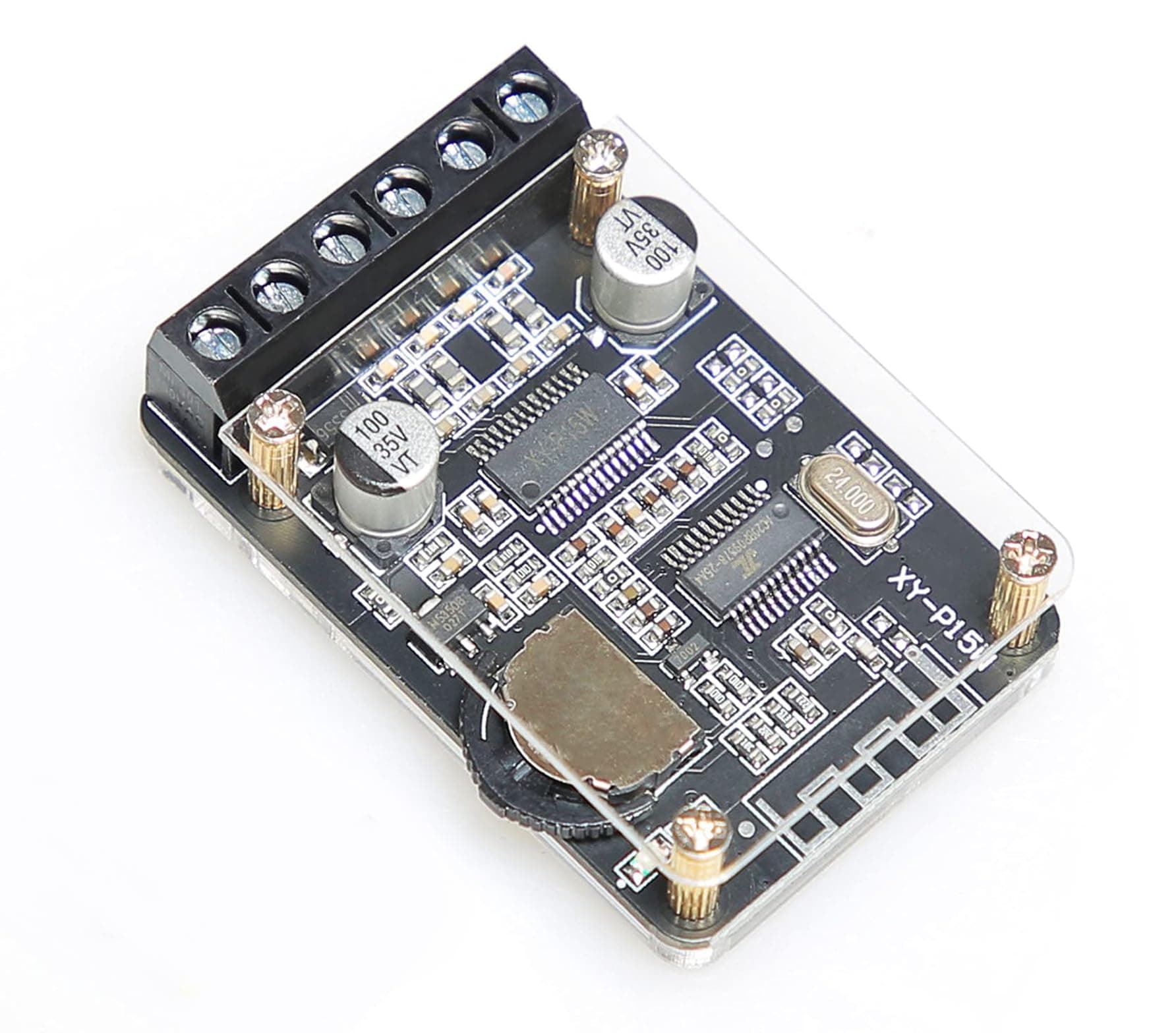 UwayKey Bluetooth Receiver Board Mini Amplifier Audio Stereo Amplifier Module Xy-p15w 12v 24v for Wireless Speaker DIY