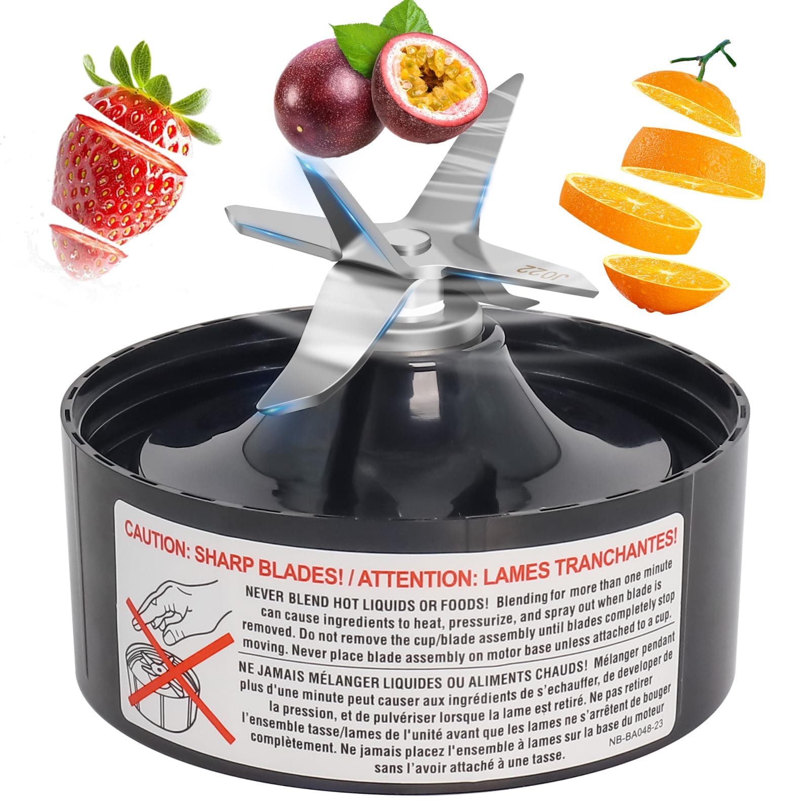 Pro Extractor Blade Compatible with Nutribullet Lean 1200W Blender, Replacement Blender Blade Fit for Nutri bullet NB-203