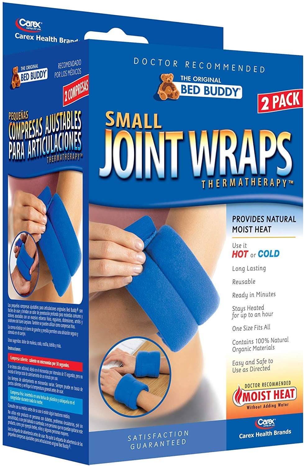 Bed Buddy mosit heat joint wraps, size: 3 inch width X 15 inch length, small - 2 ea