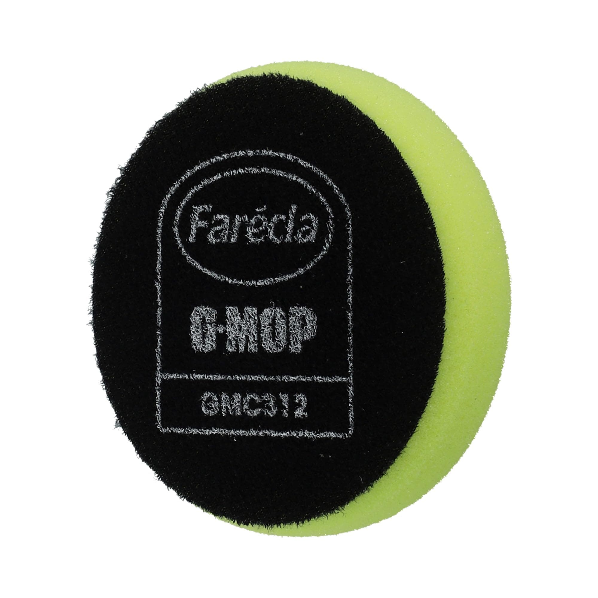 FARECLA GMC312 G.MOP Yellow Advanced Applicator Range Head Sponge Foam Pack of 5, Includes a Hook'N'Loop System, Designed for Scratch Swirl Removal. Rugged construction for long lifespan
