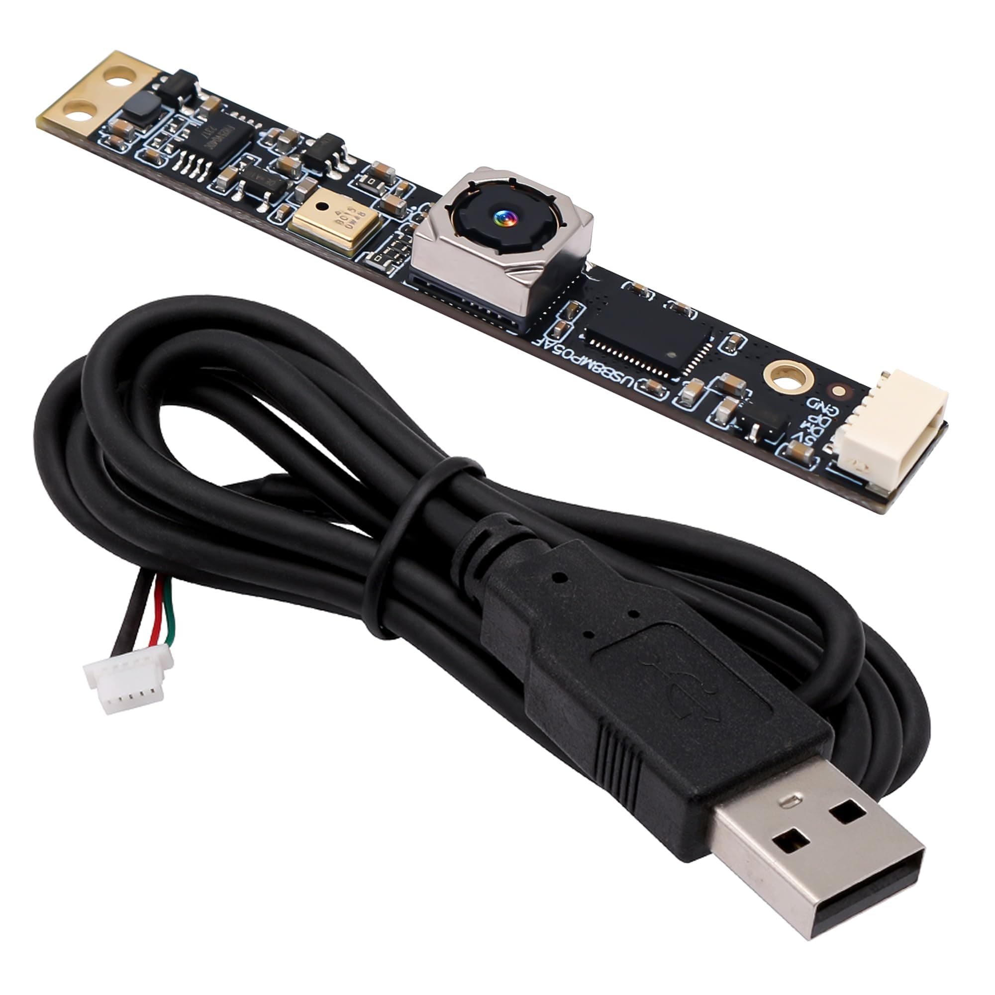 8mp USB Camera Module with Microphone Autofocus PC Camera for Computer 4K Lightburn Camera for Laser Engraver Mini Auto Focus Webcam Board CCTV USB Surveillance Camera for Raspberry Pi Laptop
