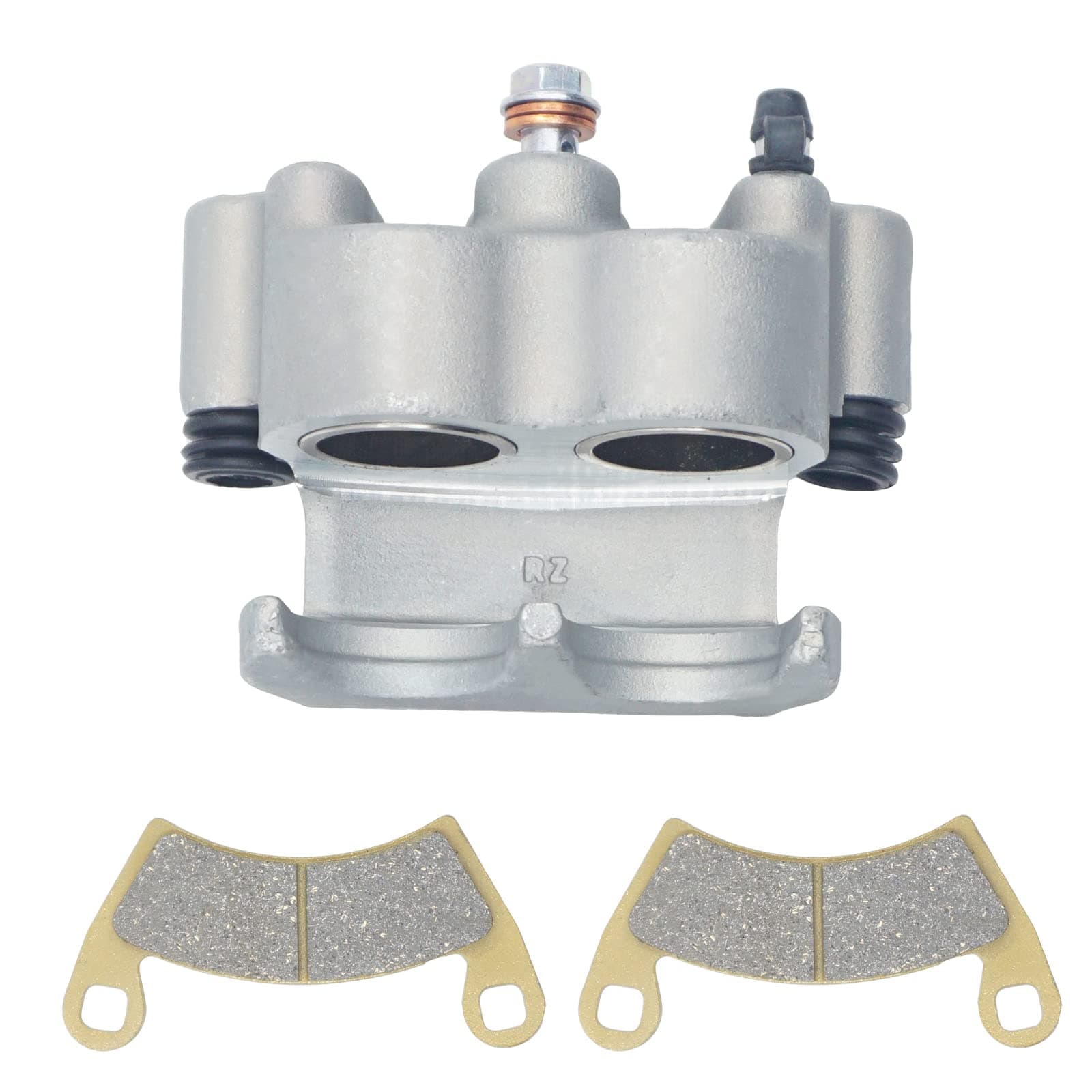 Rayesyth Front Right Brake Caliper with Pads for Po-la-ris Ranger 4X4 500 EFI 570 Ranger 4X4 700/800 Ranger 900 902D 1000 HST RZR 4 800 900 1000 RS1 GEM GENERAL 1000 Replaces 1911284