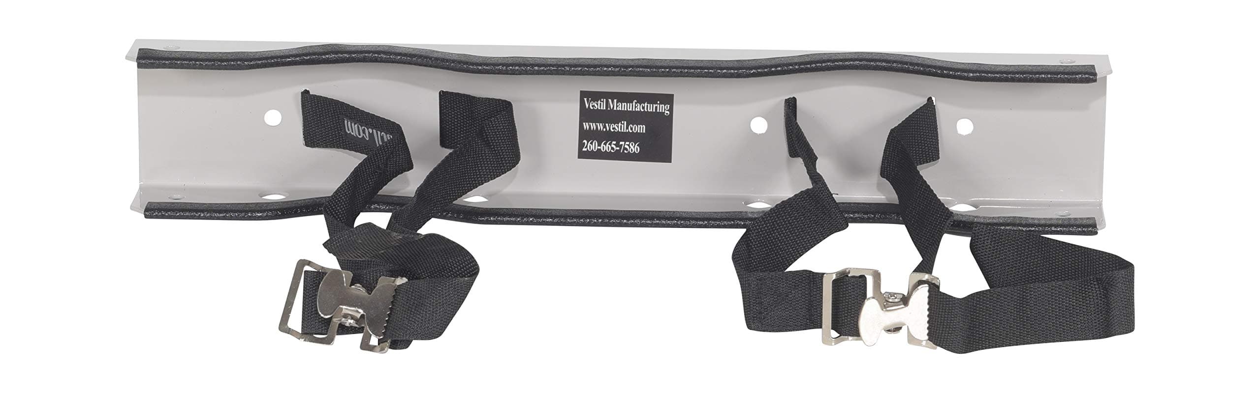 Vestil CB-W-2S Wall Mounted Bracket for 2 Cylinders, Steel