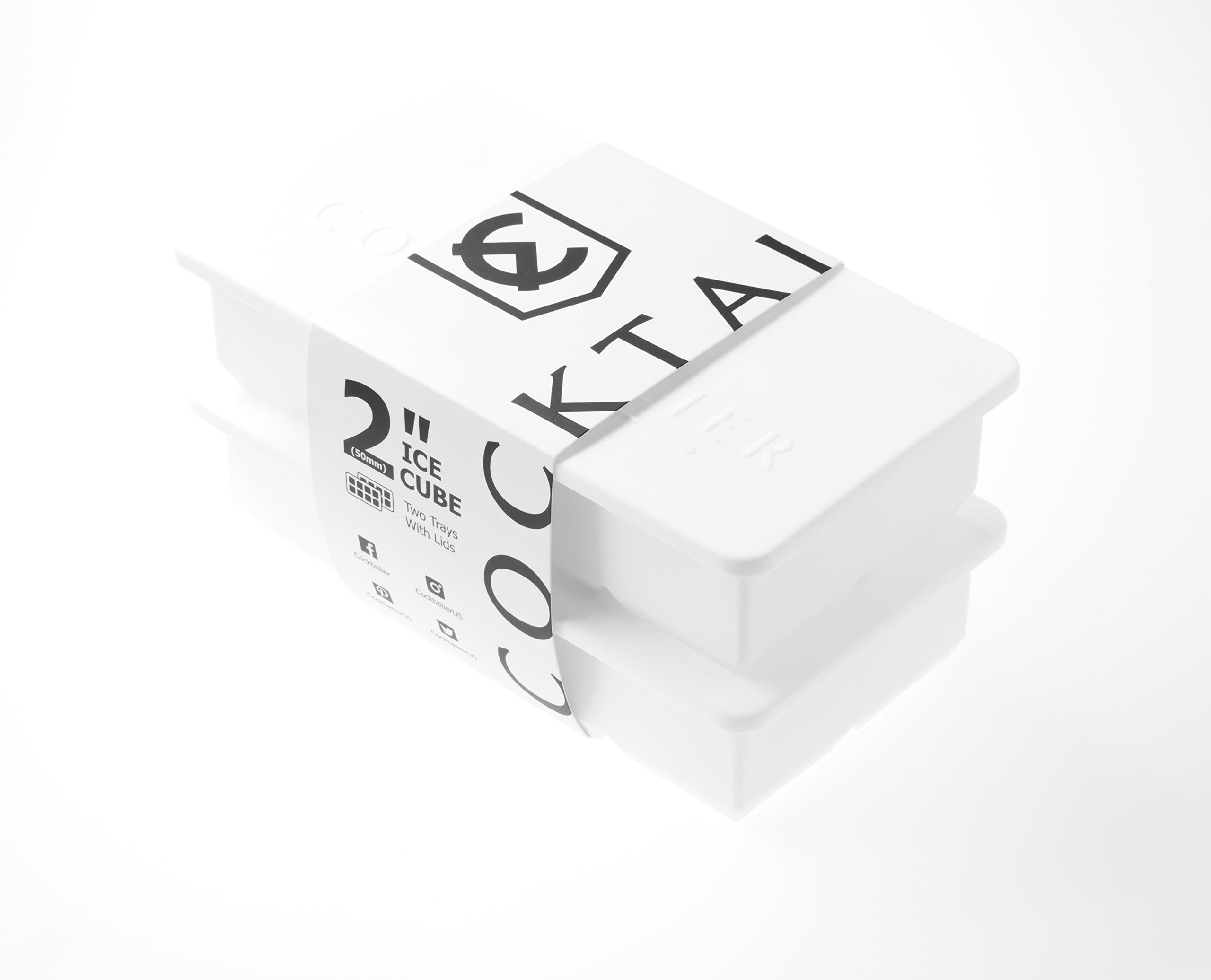 Cocktailier Silicone Ice Trays With Lids