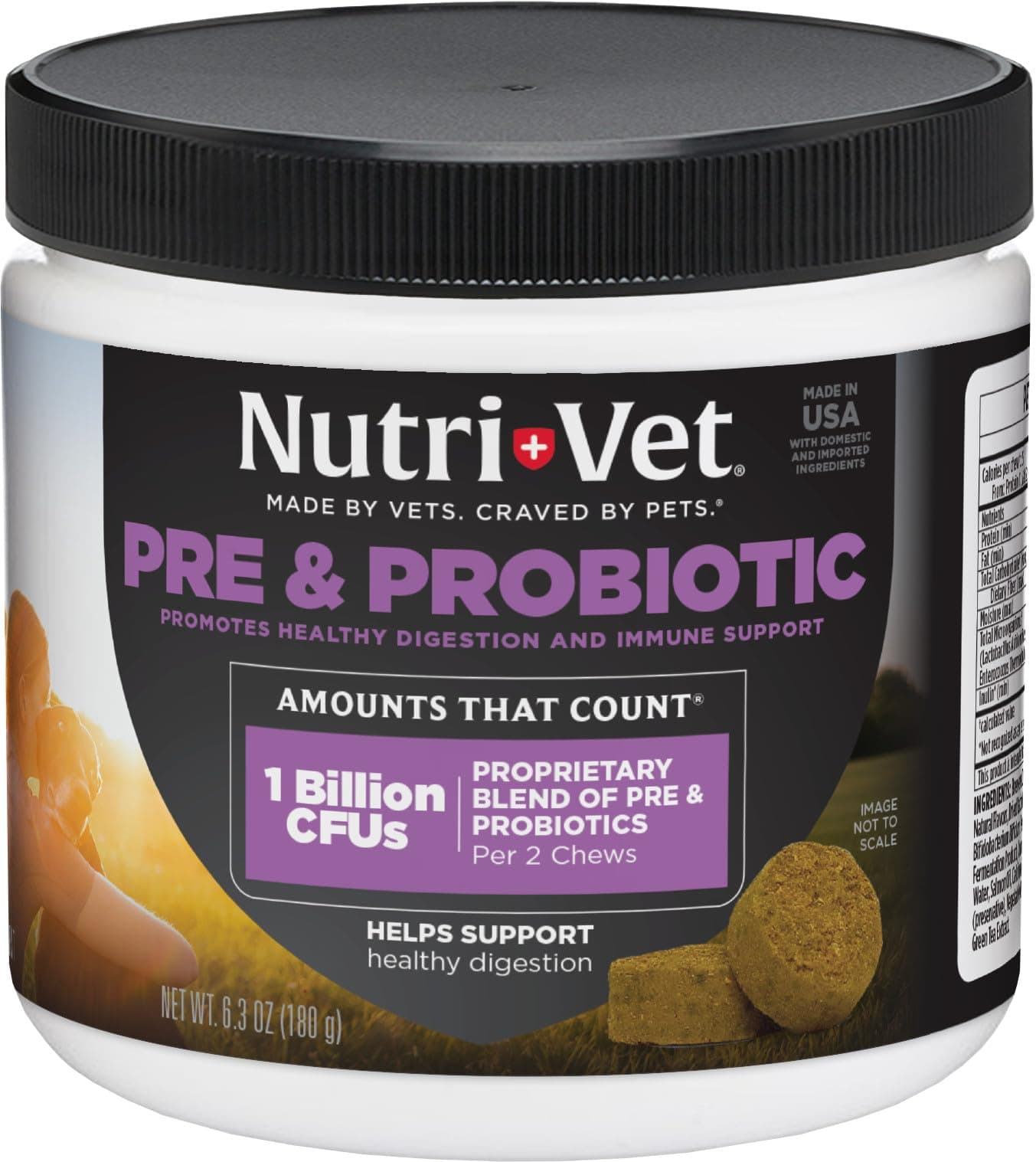 Nutri-Vet Pre and Probiotic Soft Chew, 120 Count