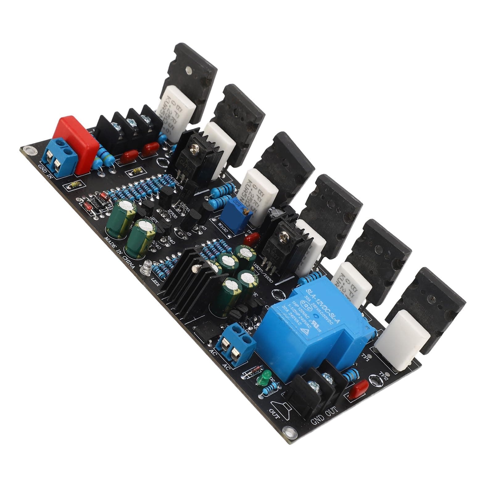 300W Power Amplifier Board, Optimized Circuit, Strong Drive Force, Wide Voltage Range, Speaker Protection, Easy Installation, for Audio Rear Amplification Module with DC ±20‑90V