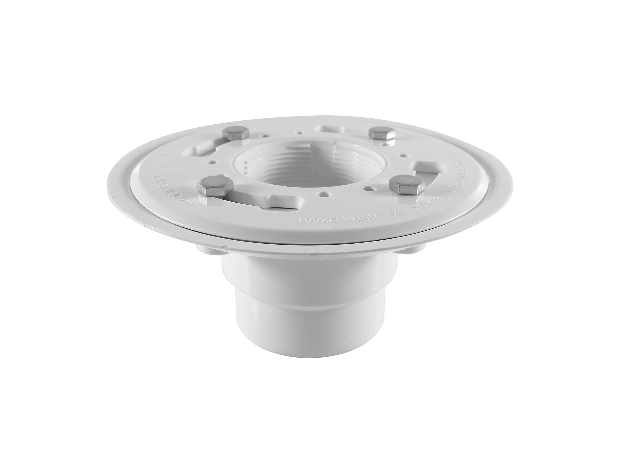 2 Inch ABS Shower Drain Base Flange For Shower Linear or Square Drain