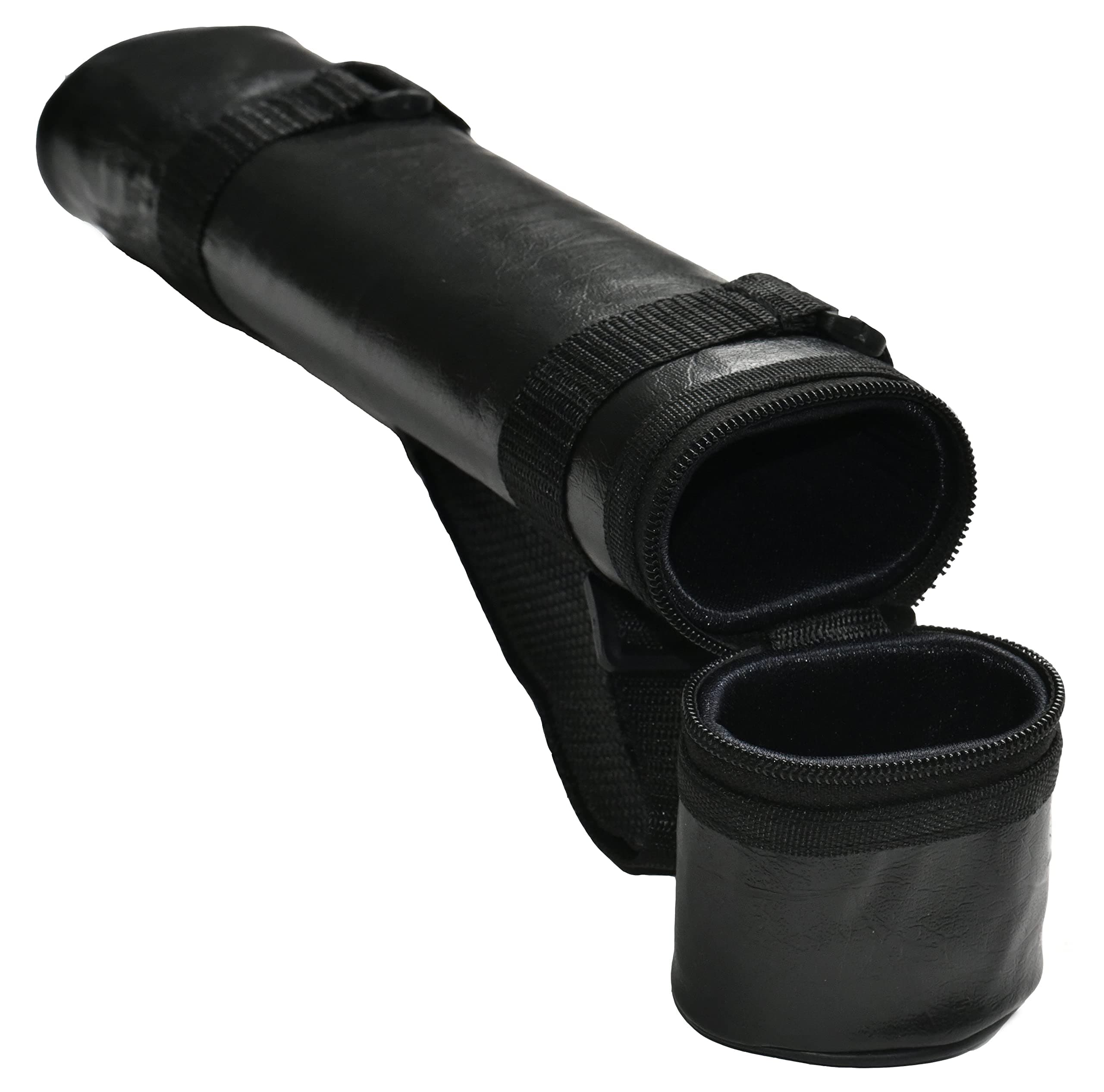 Hard Nunchuck (Nunchakus) Case, Sturdy PVC construction with a simulated leather exterior.