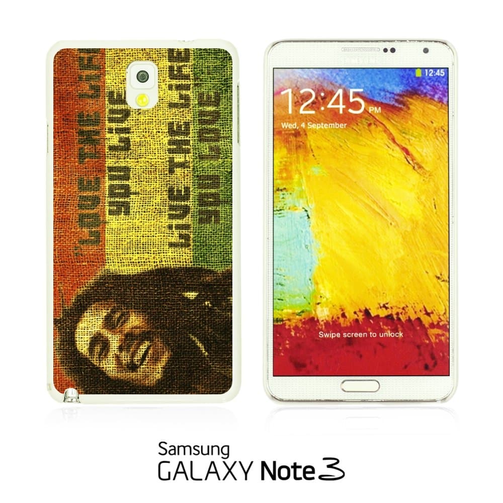 OBiDi - Celebrity Star Hard Back Case for Samsung Galaxy Note 3 N9000 - Bob Marley